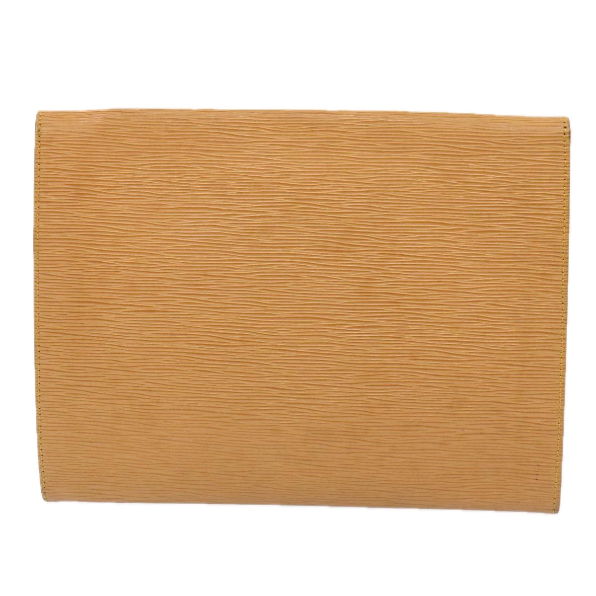 LOUIS VUITTON Epi Jena Clutch Bag Zipangu Gold M52726 LV 89288