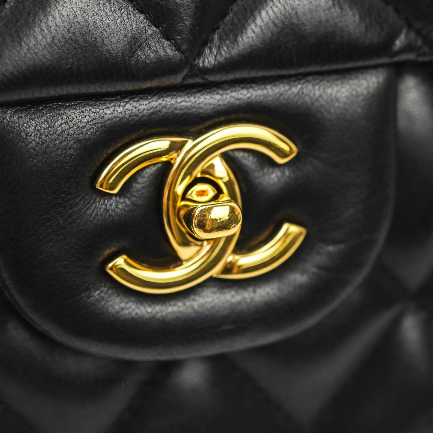 Chanel Jumbo Single Flap Black Lambskin Gold Hardware⁣⁣