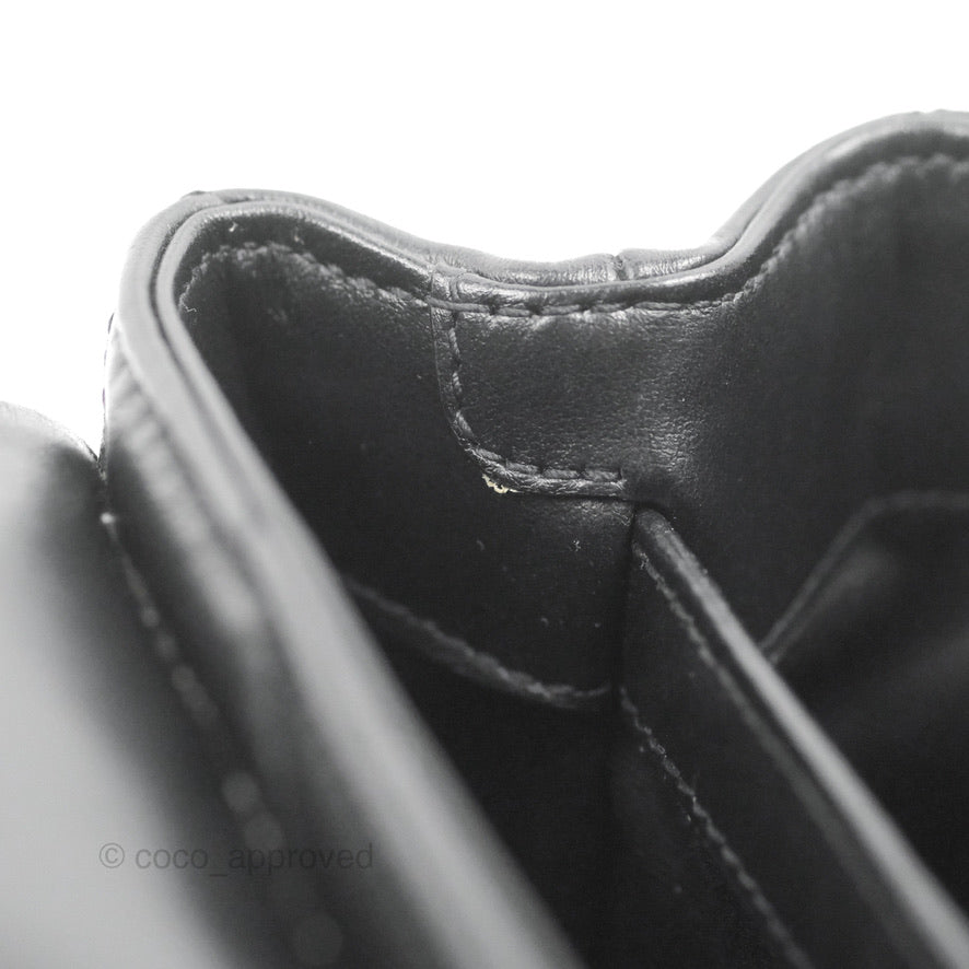 Saint Laurent Loulou Toy Quilted Leather Shoulder Bag Black