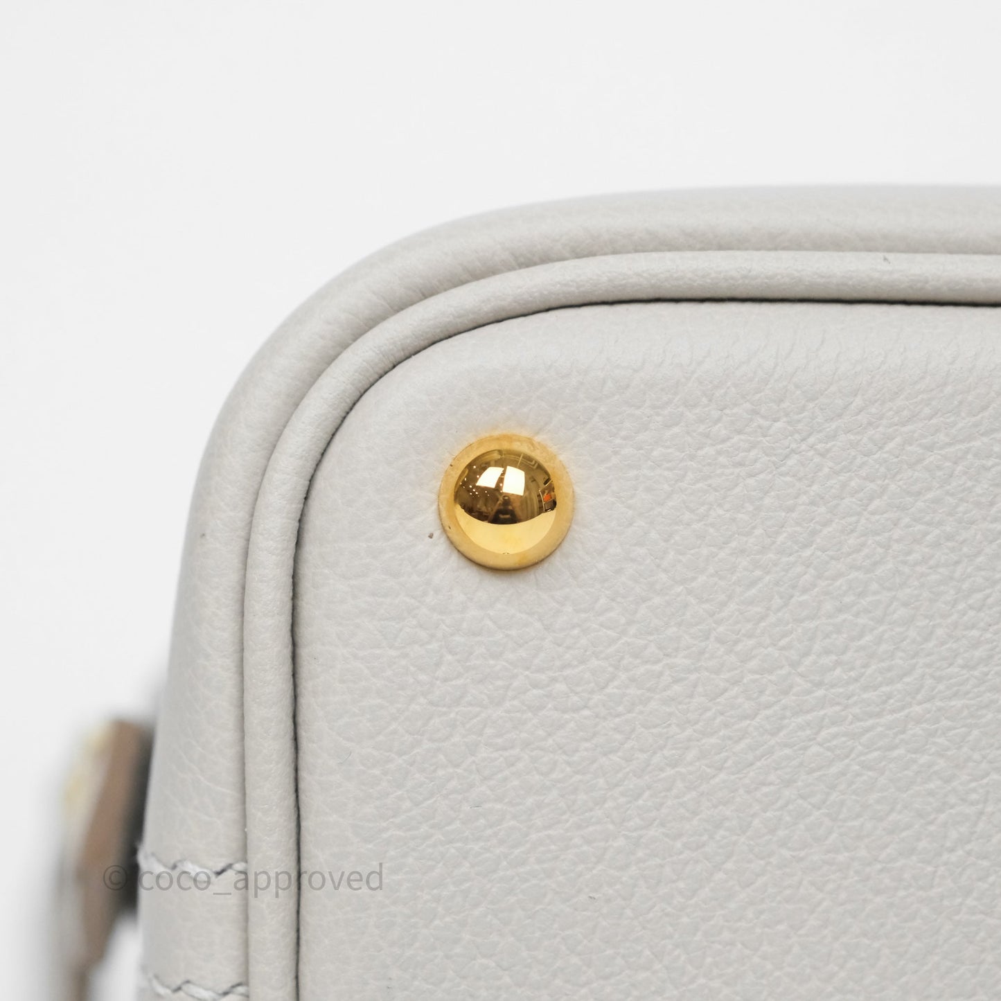 Hermès Bolide Mini 1923 Gris Perle 80 Evercolor Gold Hardware