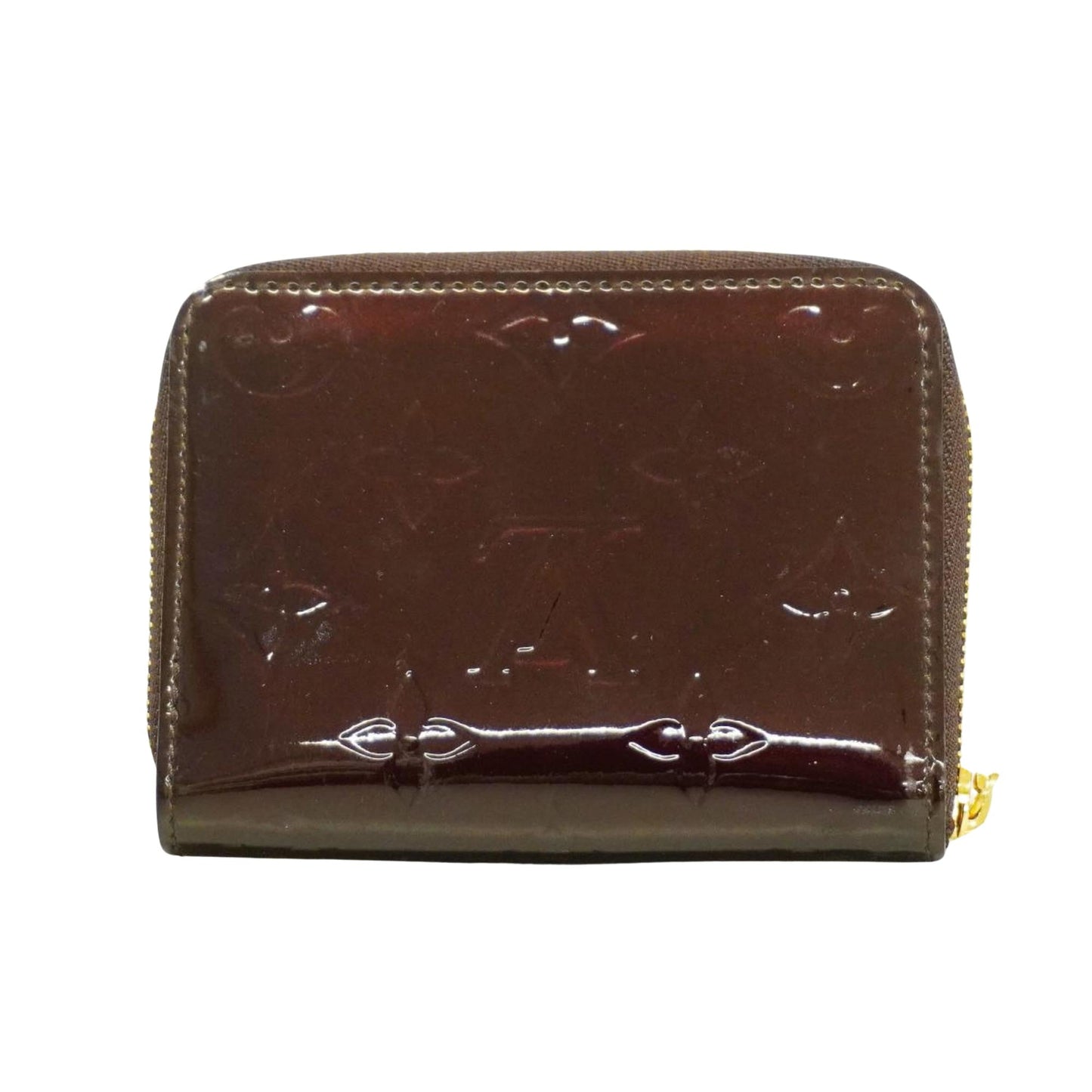 Louis Vuitton Porte Monnaie Zippy  Patent Leather Wallet  ()