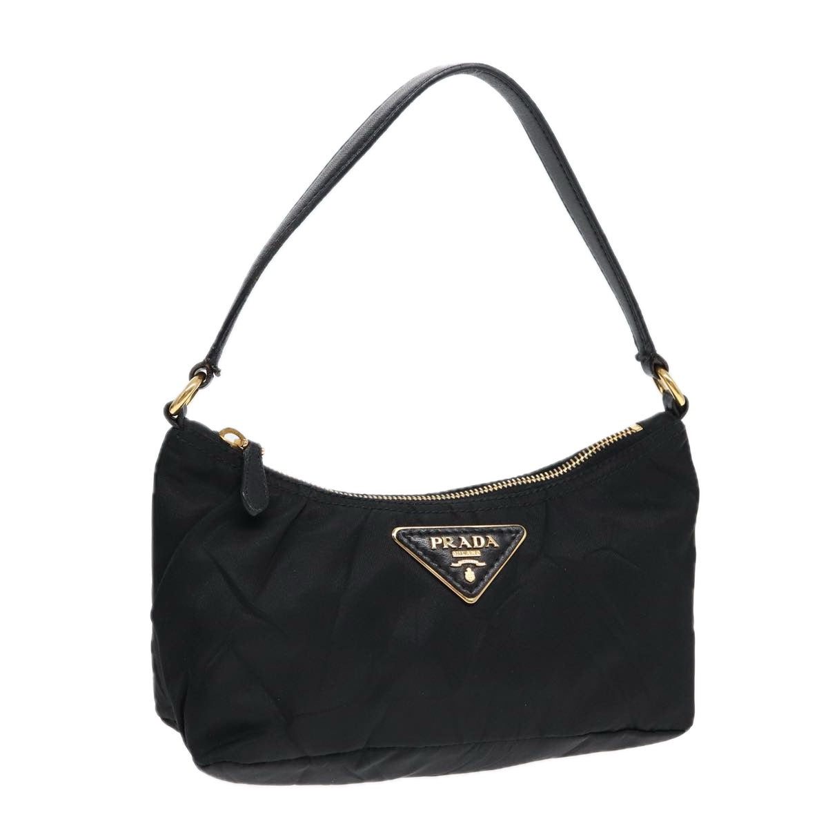 Luxury Prada Accessory Pouch Nylon Black  89321