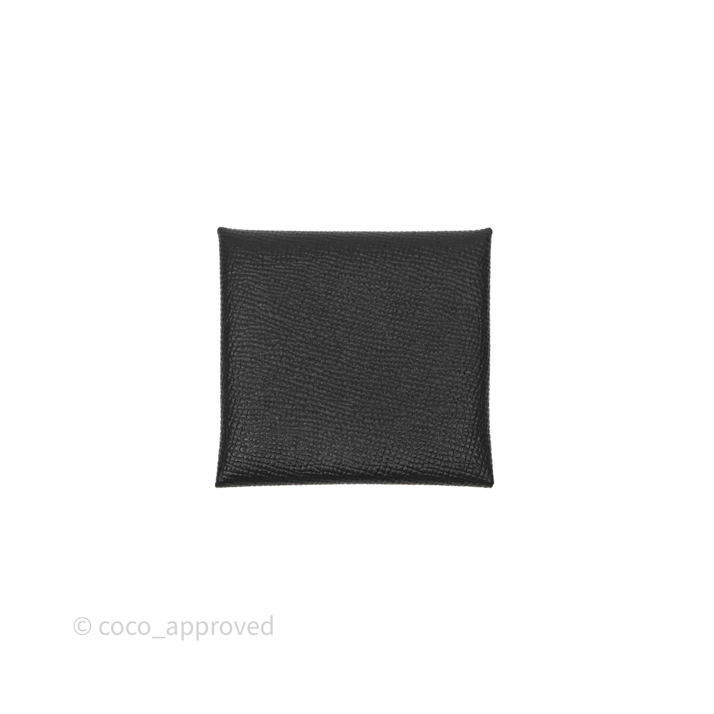 Hermes Bastia Change Purse Noir Epsom