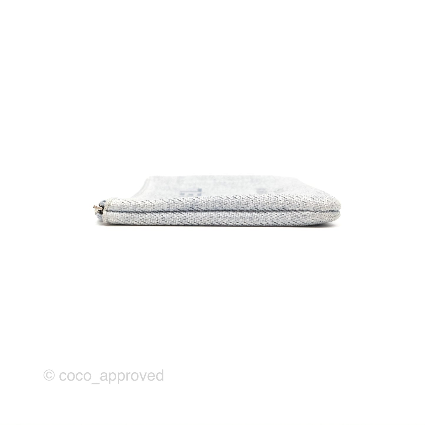 Chanel Deauville Clutch Light Blue Raffia