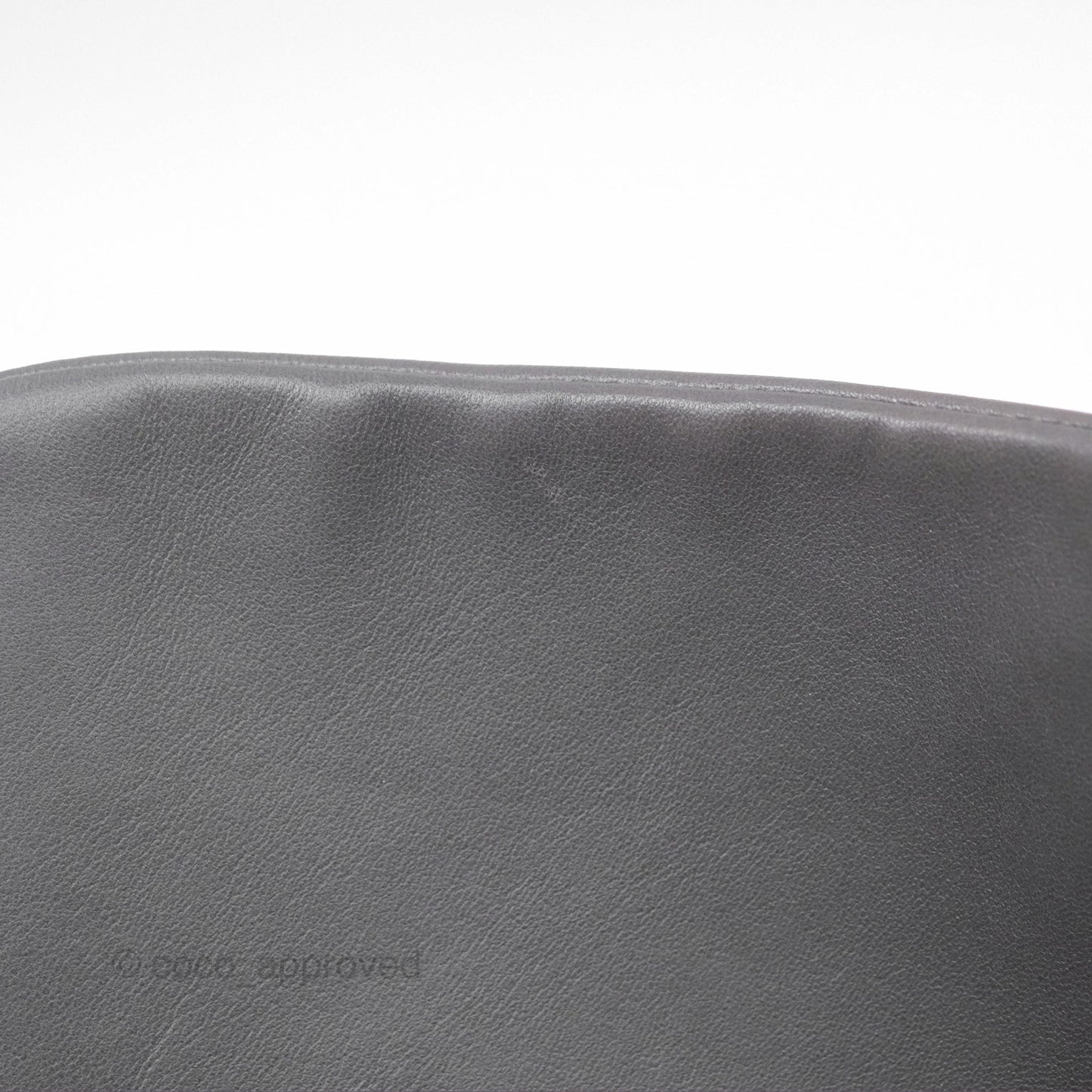 Chanel Studded CC East West Flap Shoulder Bag Lambskin Dark Grey