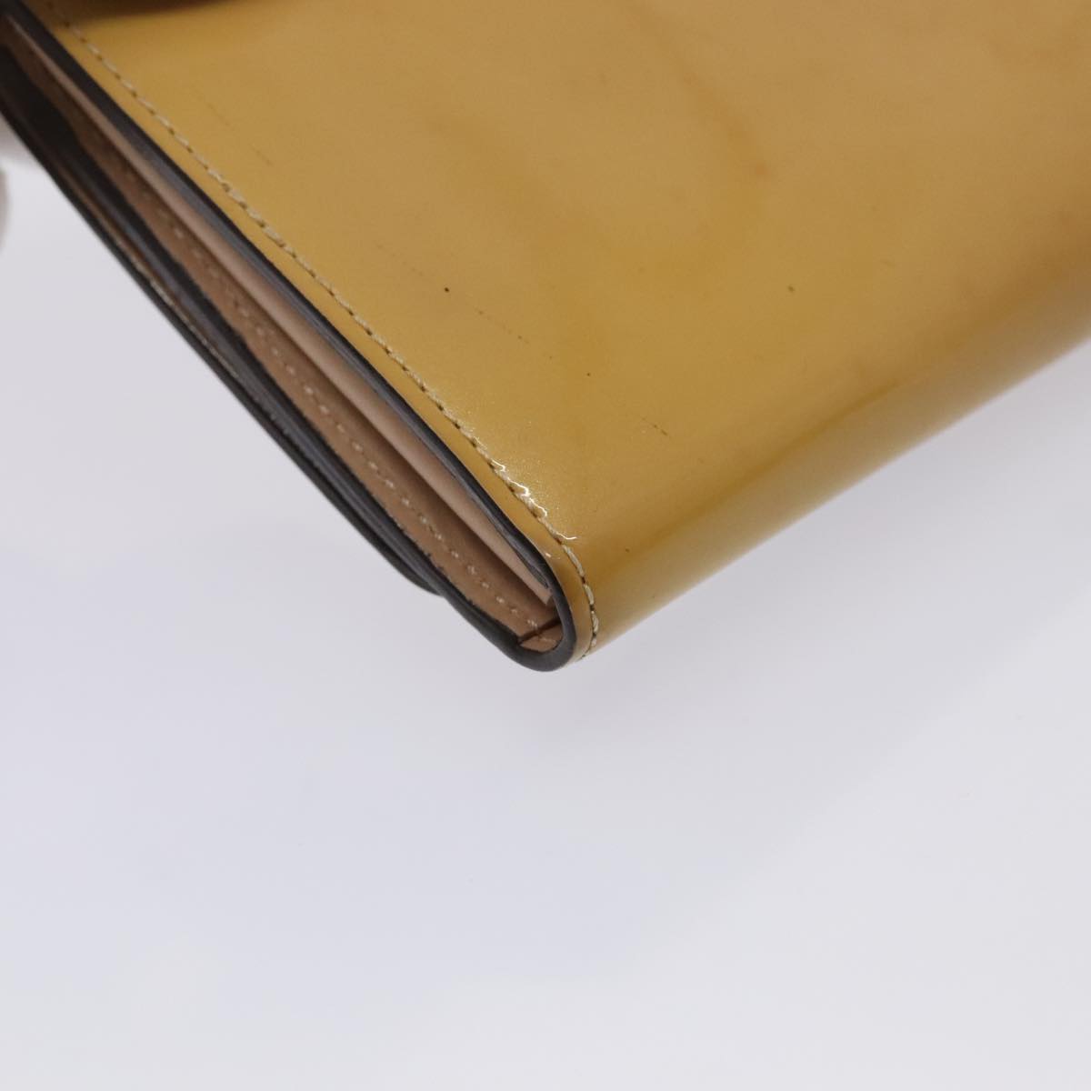 LOUIS VUITTON Vernis Portefeuille Louise Wallet Beige Dunne M61318 LV 89479