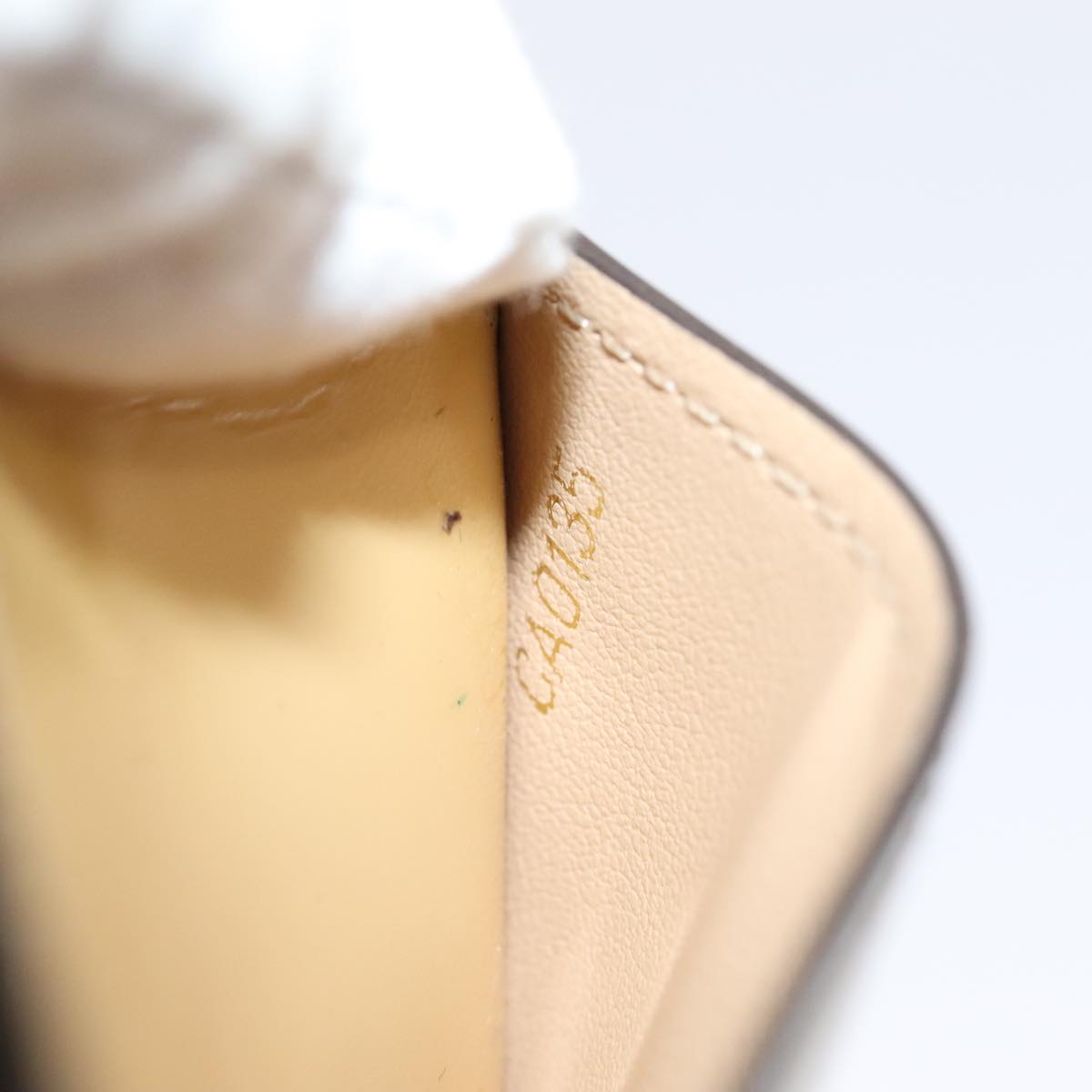 LOUIS VUITTON Vernis Portefeuille Louise Wallet Beige Dunne M61318 LV 89479