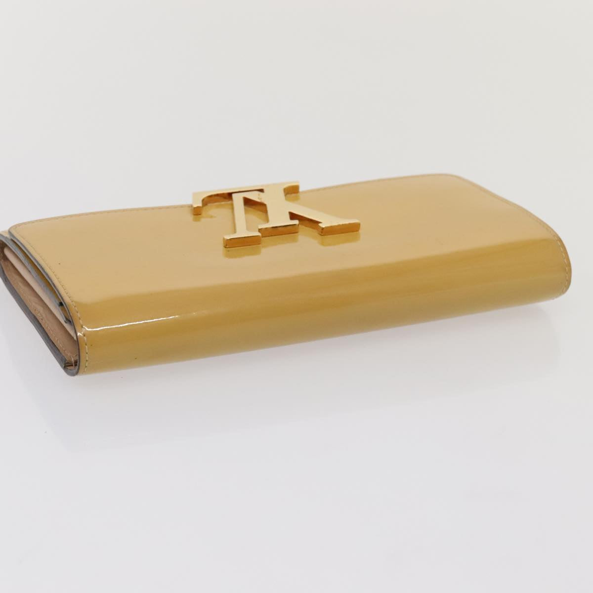 LOUIS VUITTON Vernis Portefeuille Louise Wallet Beige Dunne M61318 LV 89479