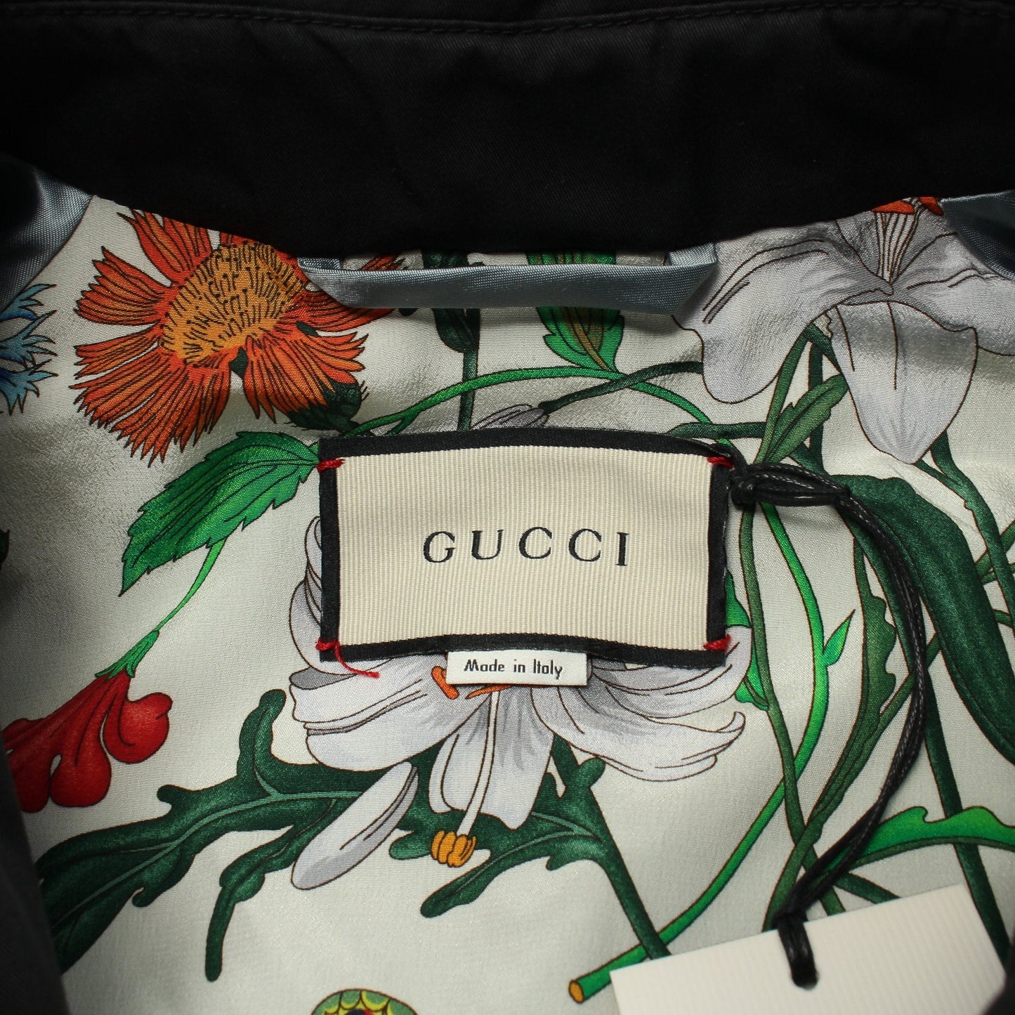Luxury Gucci Trending 2025 Trench coat Cotton Black