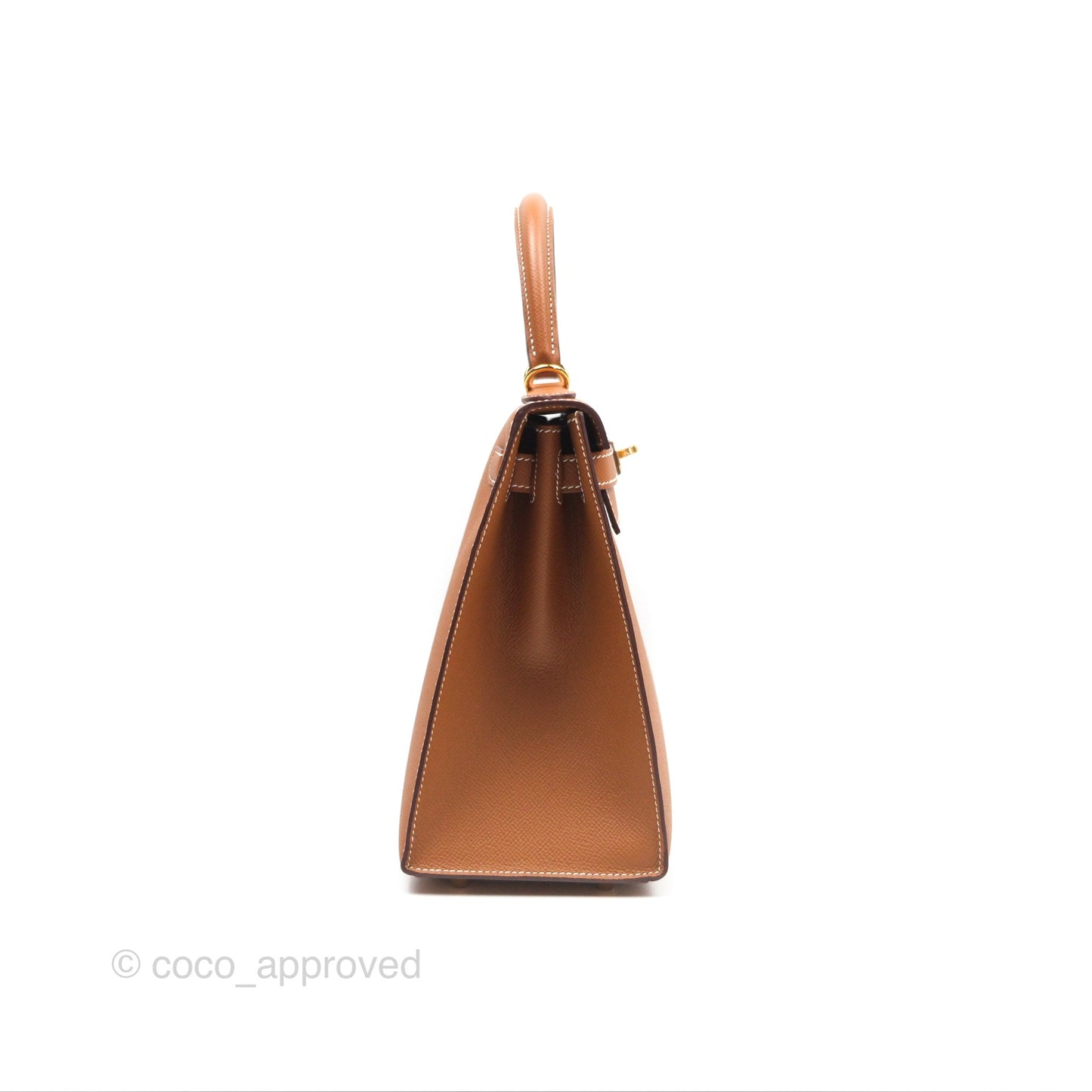 Hermès Kelly Sellier 28 Gold 37 Epsom Gold Hardware