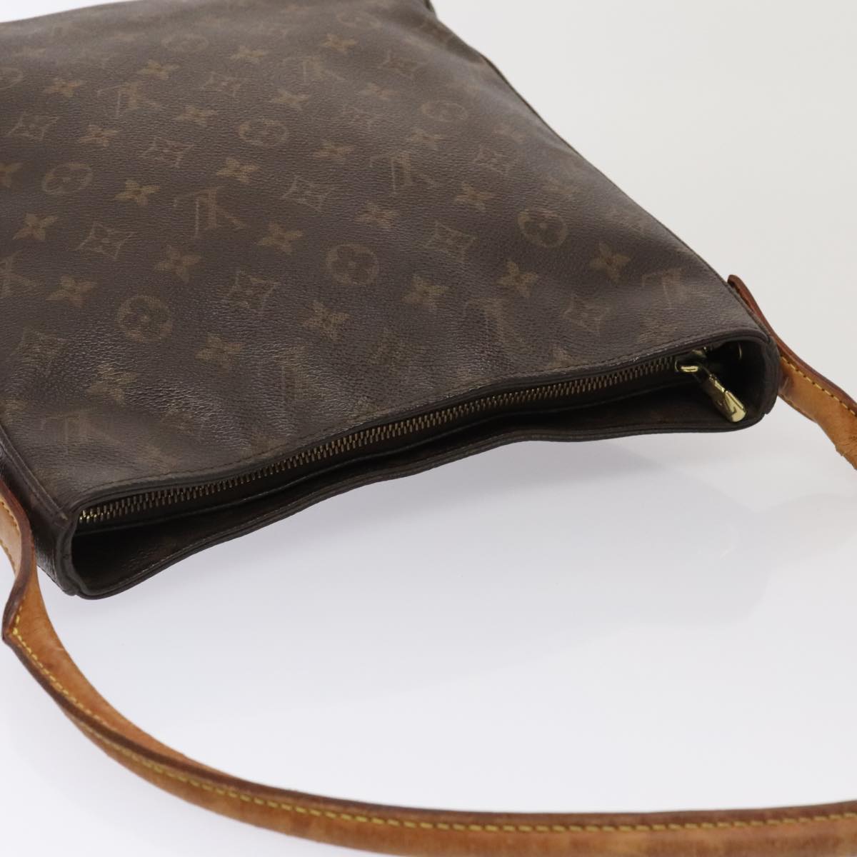 LOUIS VUITTON Monogram Looping GM Shoulder Bag M51145 LV 89514