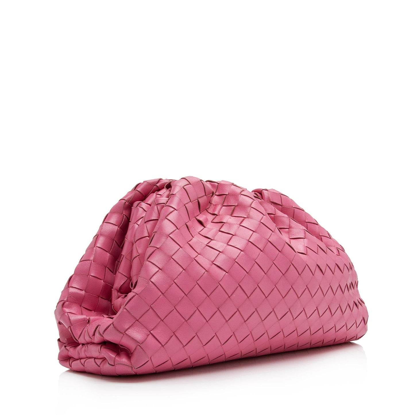 Luxury Bottega Veneta Intrecciato Nappa Leather The Pouch Clutch