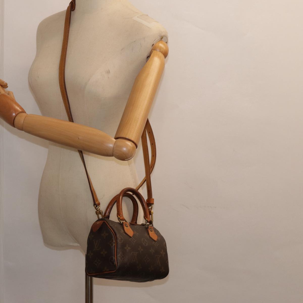 LOUIS VUITTON Monogram Mini Speedy Bandouliere Japon 88 Bag M99014 89548