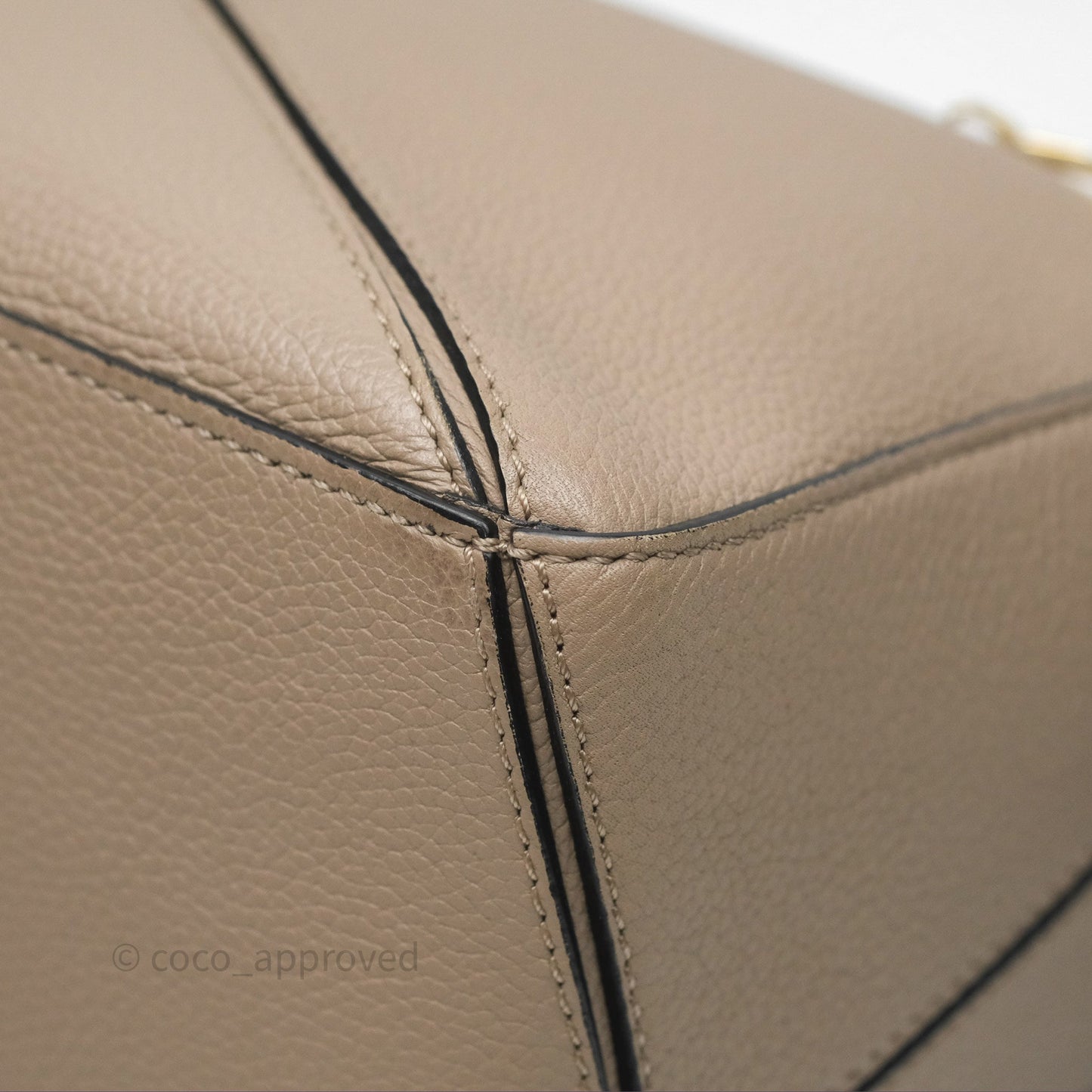 Loewe Small Puzzle Bag Sand Mink Grained Calfskin