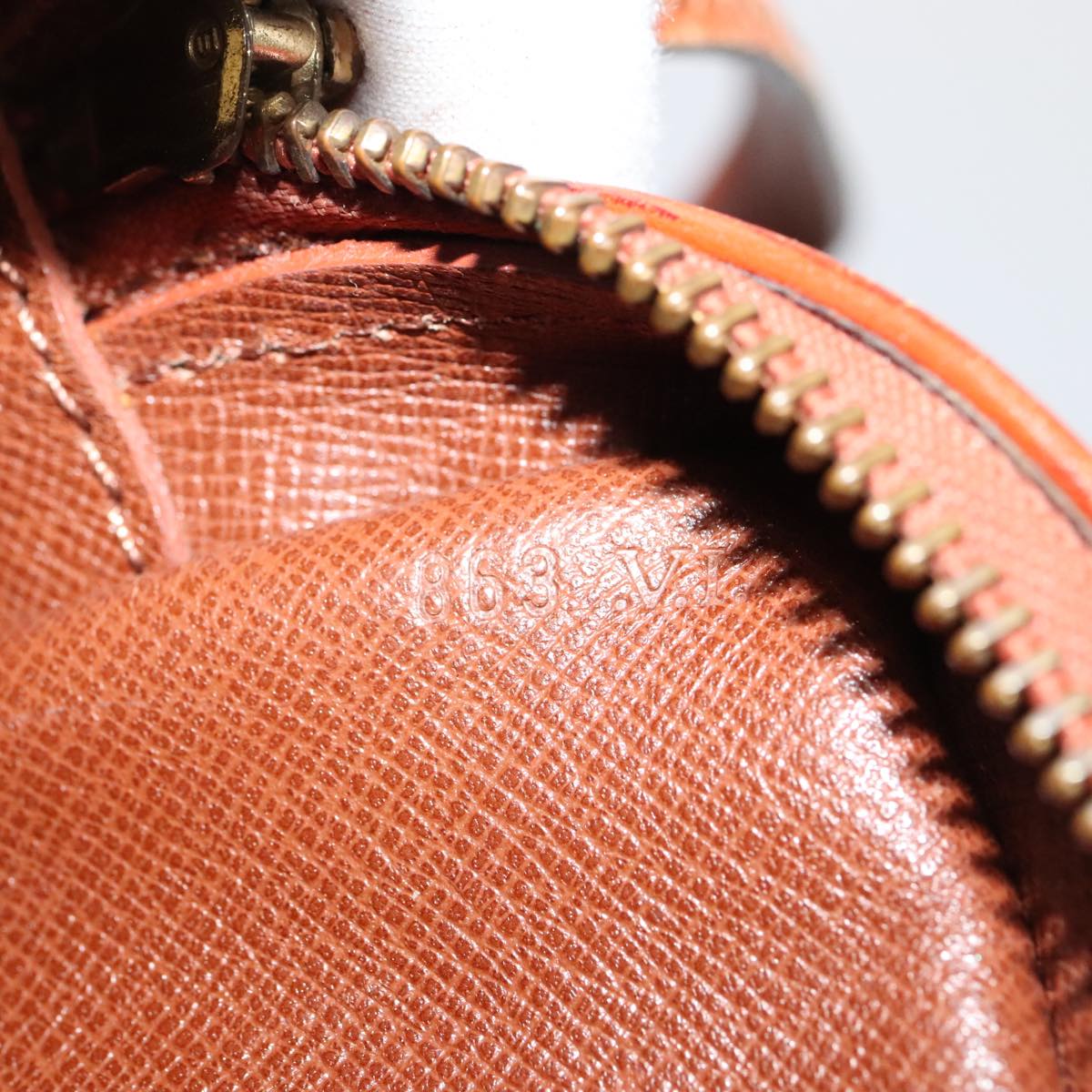 LOUIS VUITTON Epi Jeune FilleMM Shoulder Bag Brown M52153 LV 89553