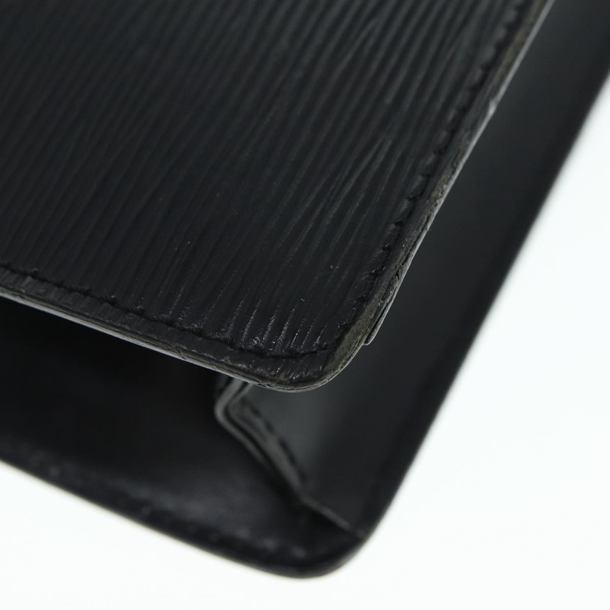 LOUIS VUITTON Epi Pochette Homme Clutch Bag Black Noir M52522 LV 89556