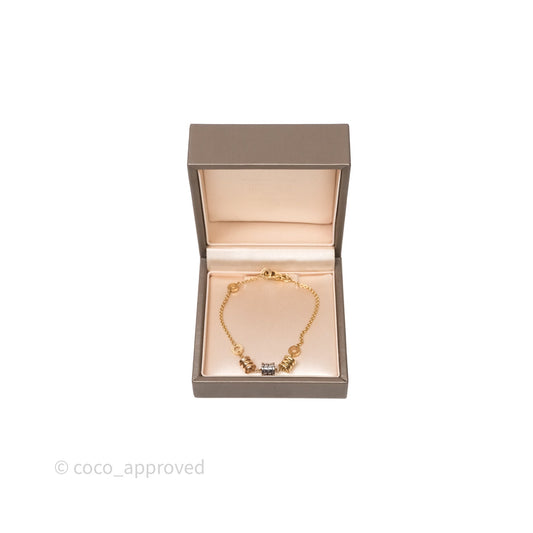 Bvlgari B.Zero1 18k Three Tone Gold Bracelet