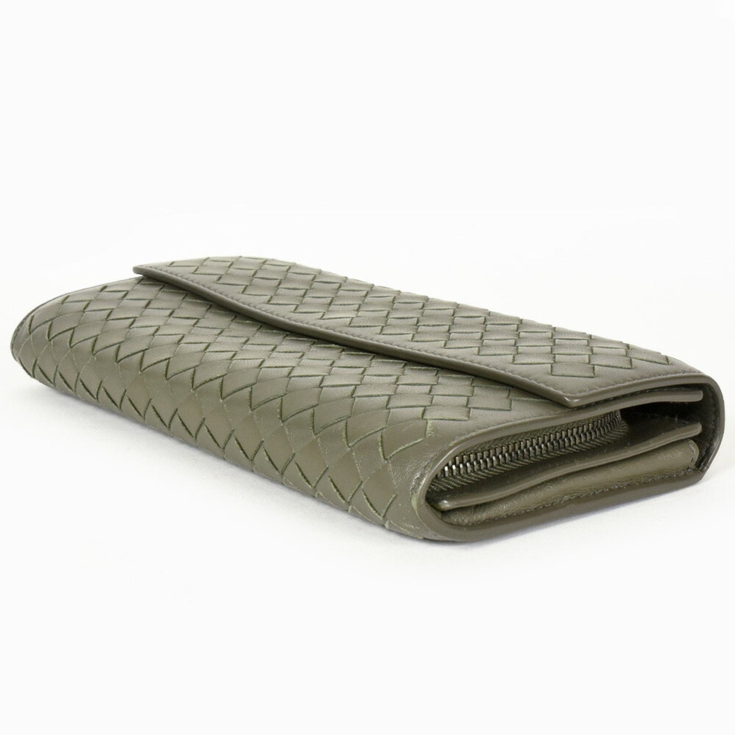 Luxury Bottega Veneta  Intrecciato Long Wallet (Bi-Fold) ()