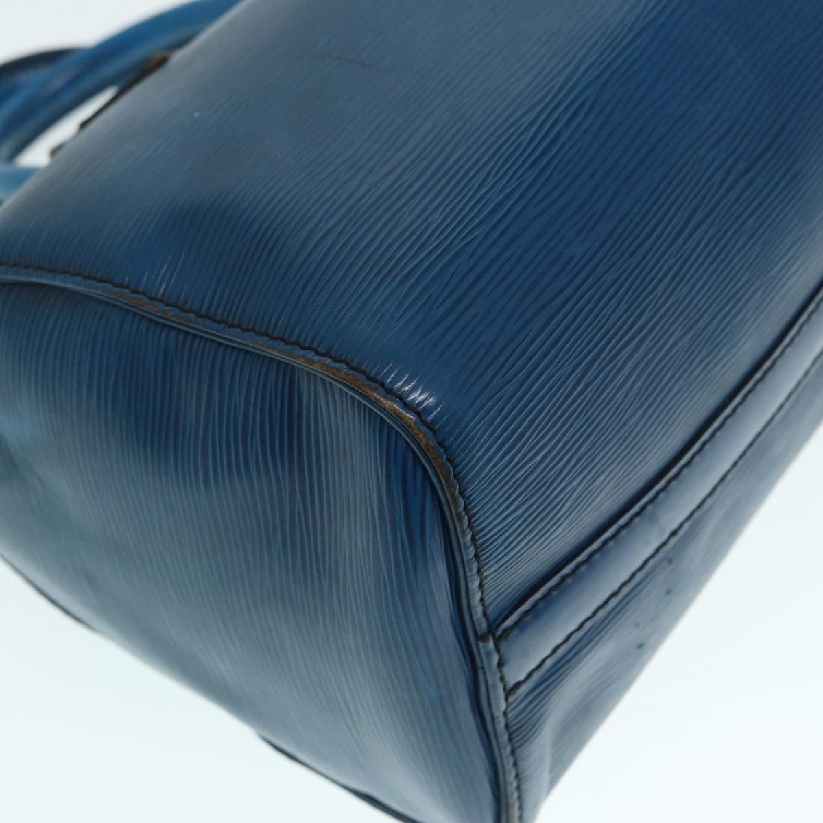 LOUIS VUITTON Epi Speedy 25 Hand Bag Toledo Blue M43015 LV 89591