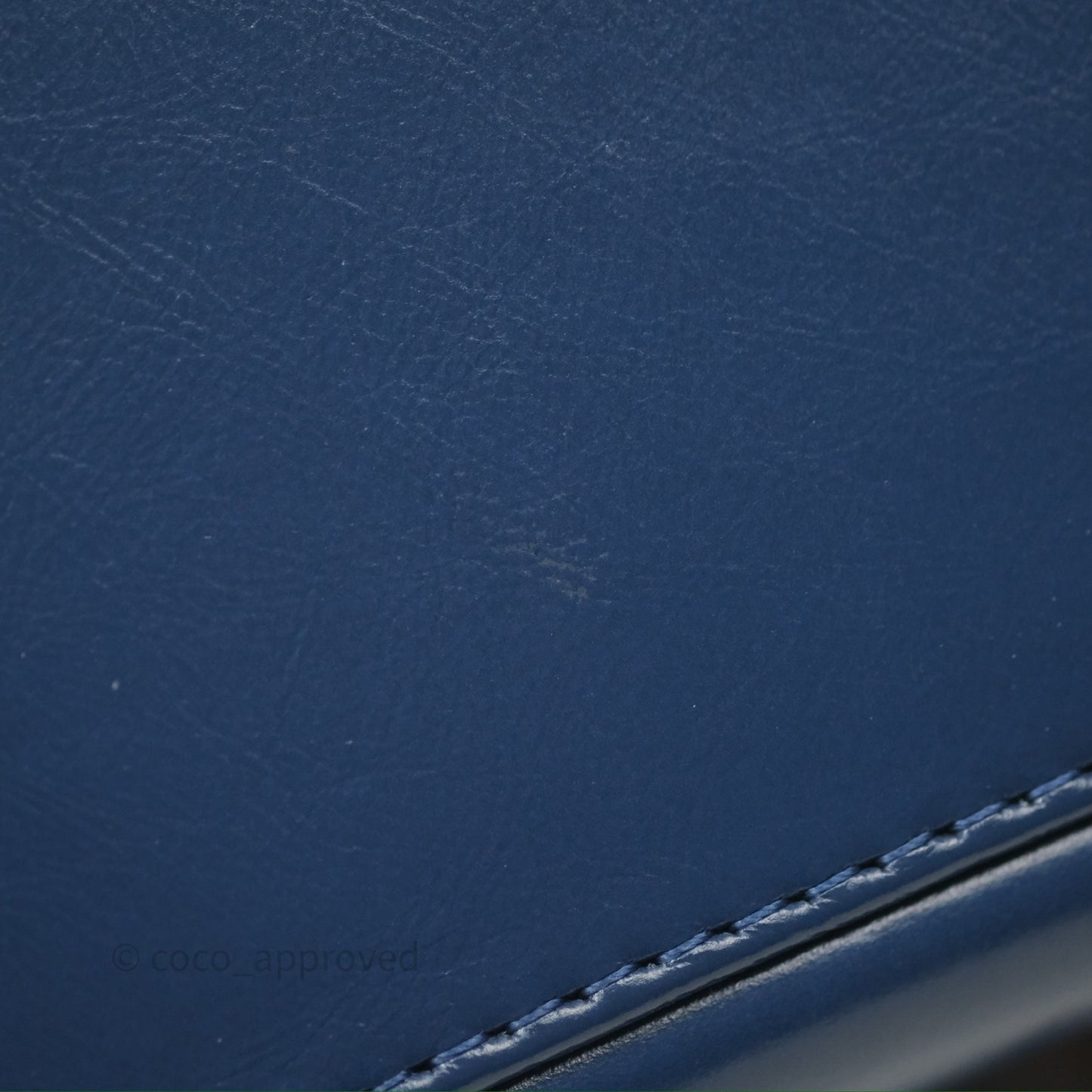 Chanel Small Gabrielle Backpack Blue Aged Calfskin