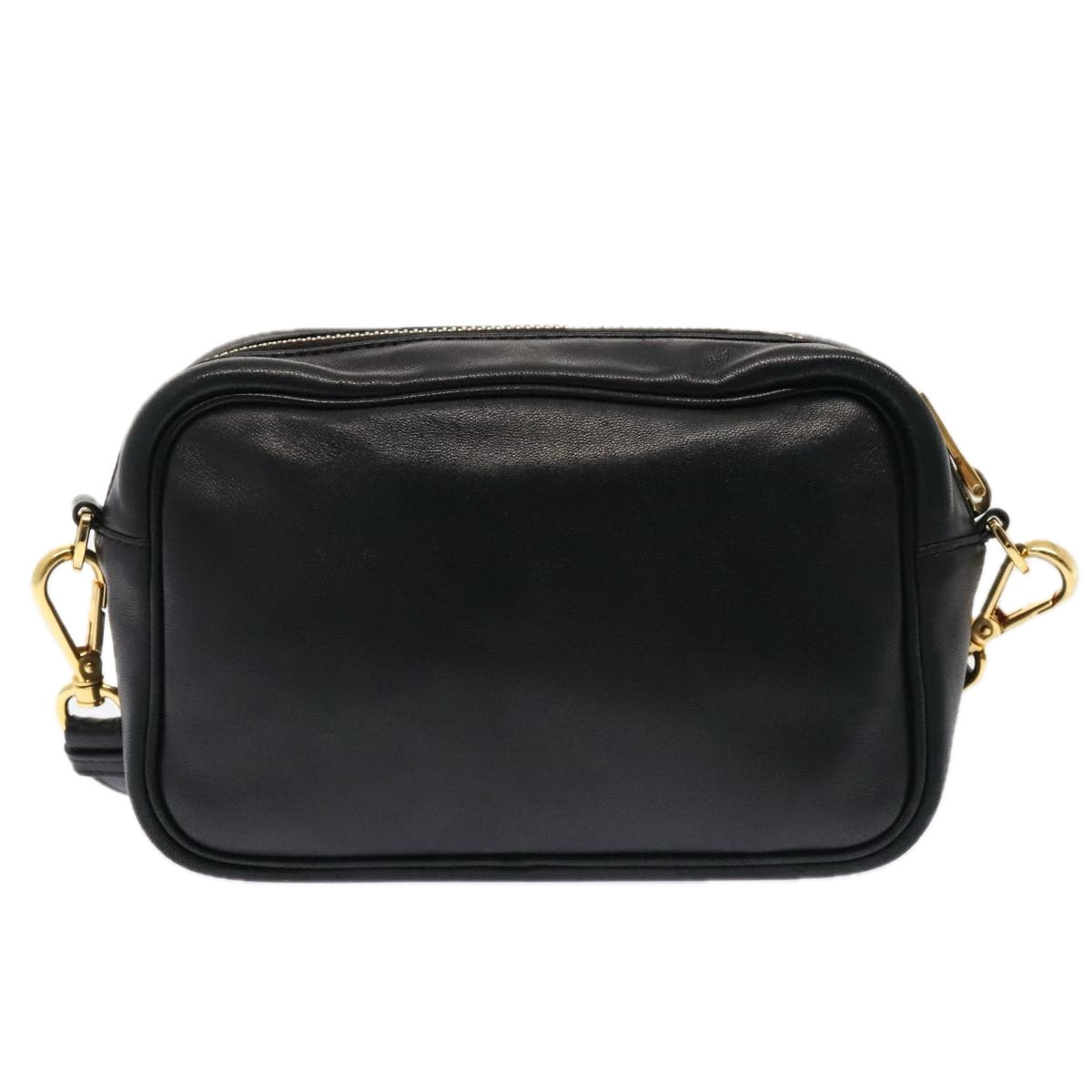 Luxury Prada Shoulder Bag Leather Red Black gold  89601
