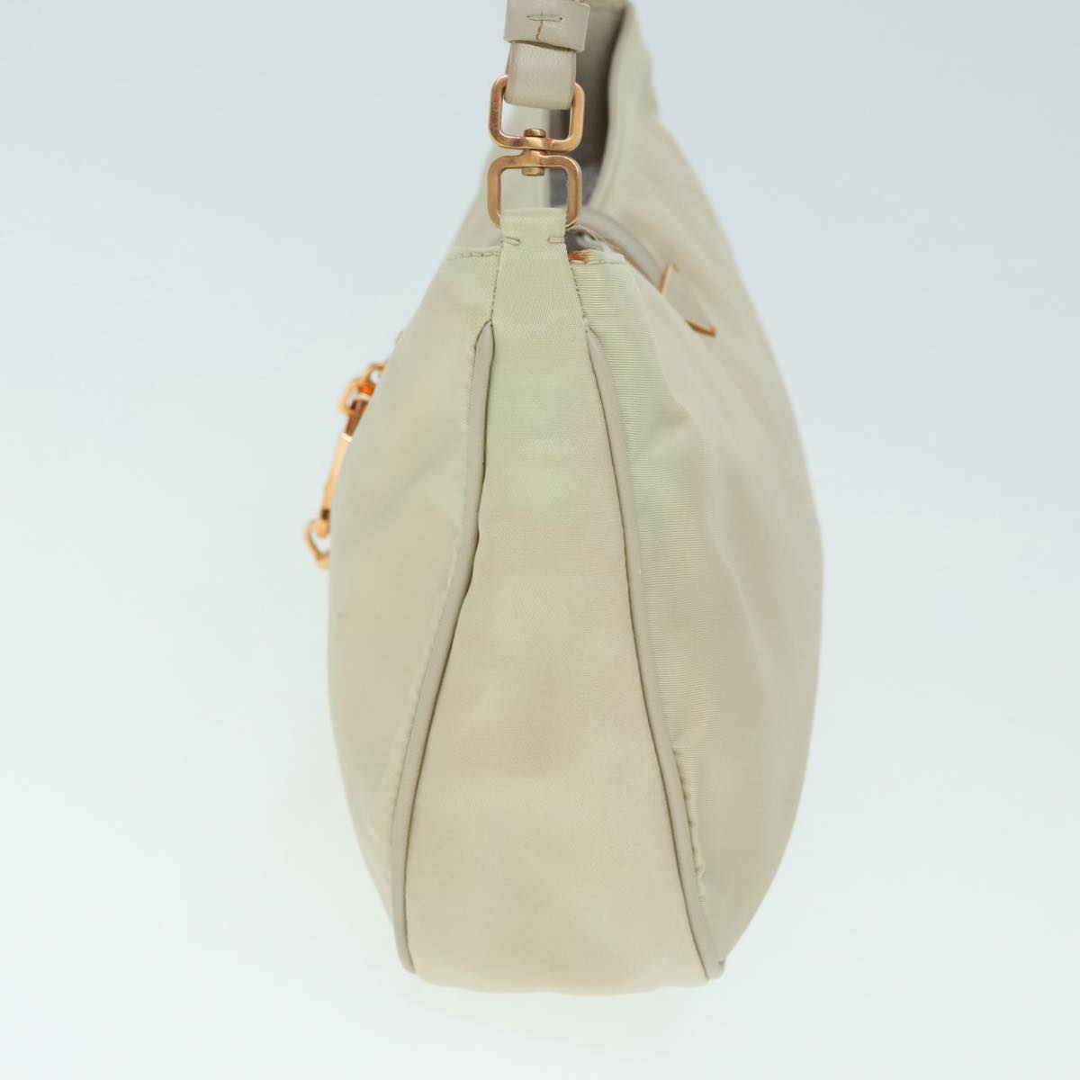 Luxury Prada Shoulder Bag Nylon White Gold  89603