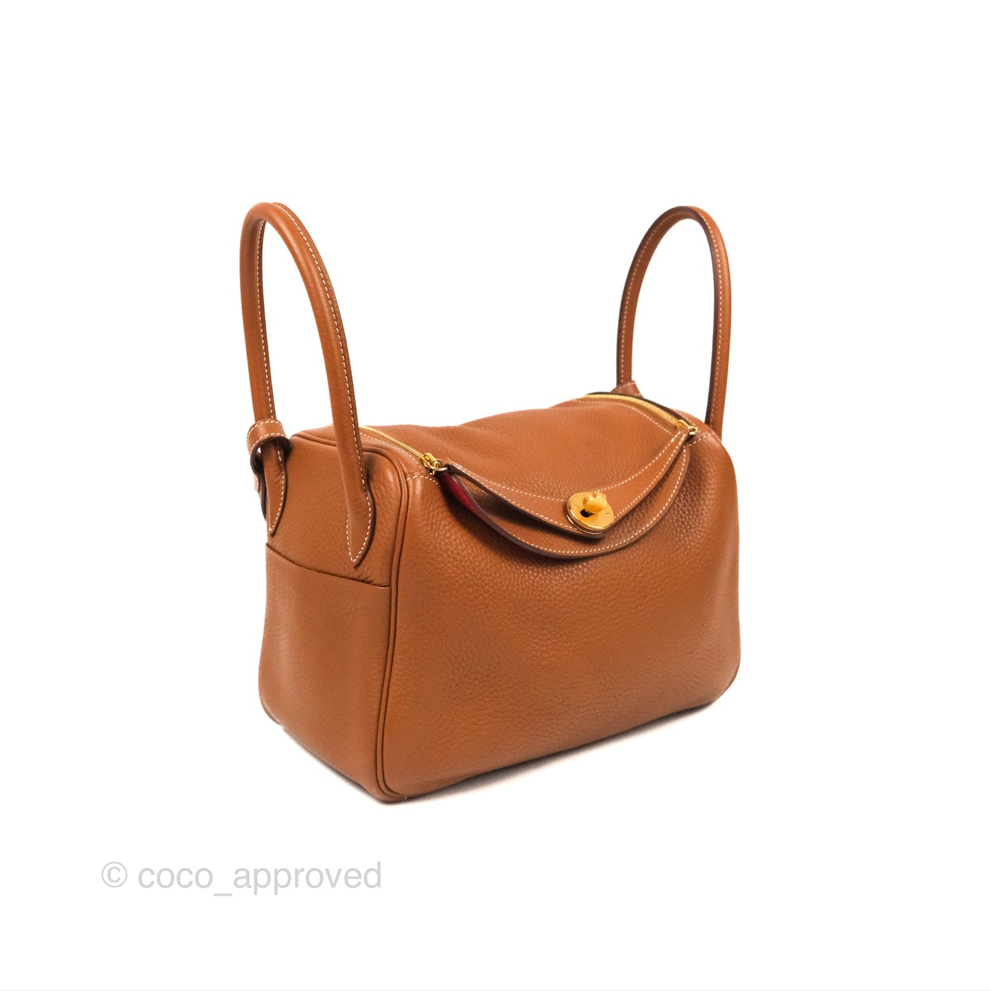 Hermès Lindy 26 Gold Taurillon Clemence Gold Hardware