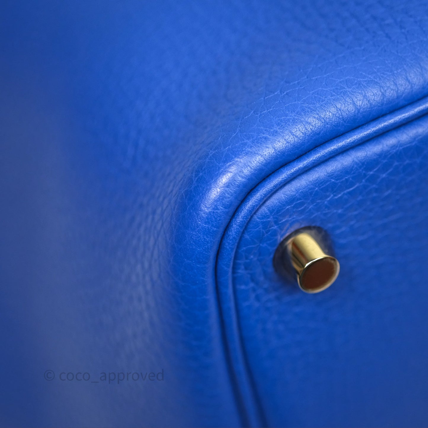 Hermès Picotin 18 Bleu Électrique 7T Clemence Gold Hardware
