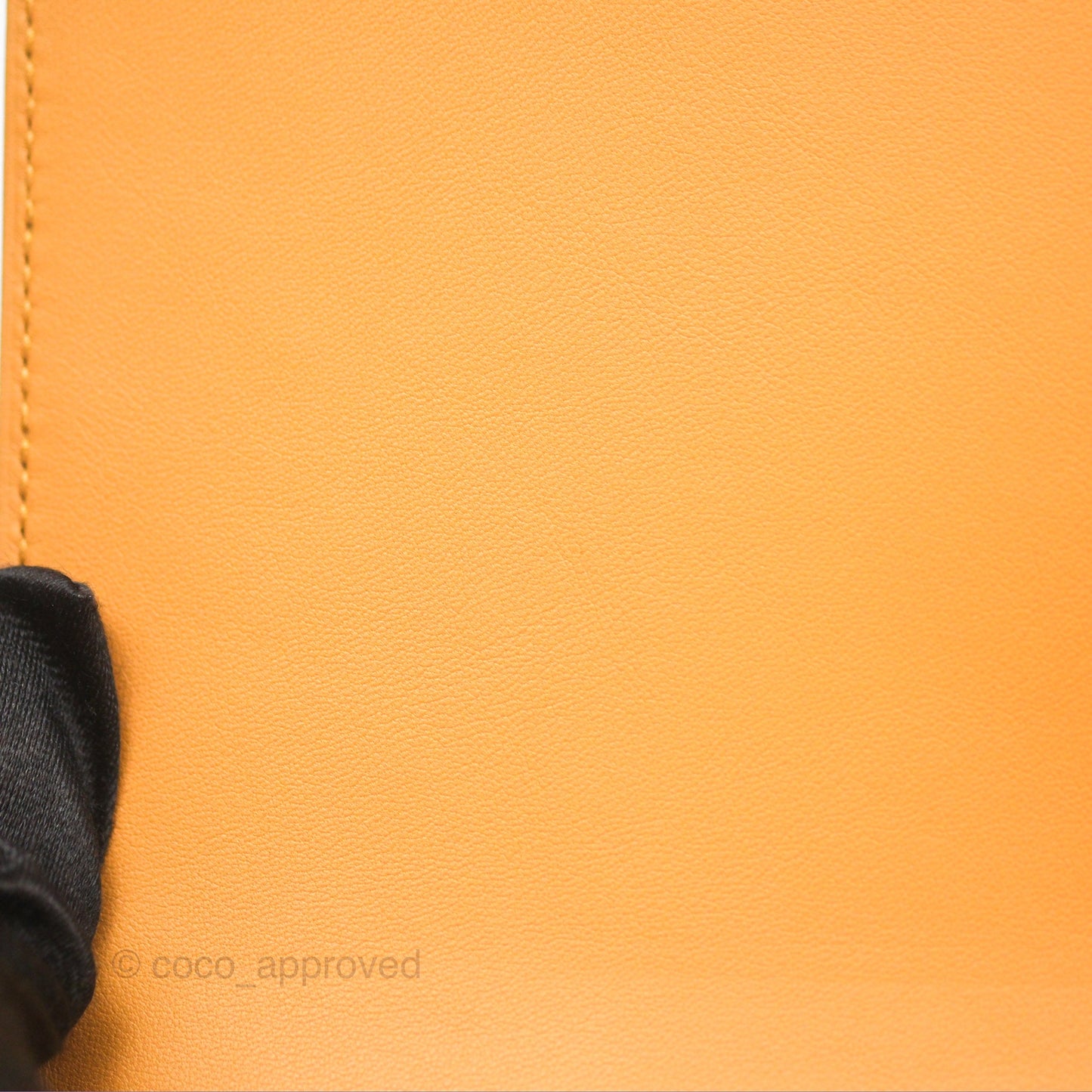 Hermès Geta Bag Caramel Chevre Mysore Gold Hardware