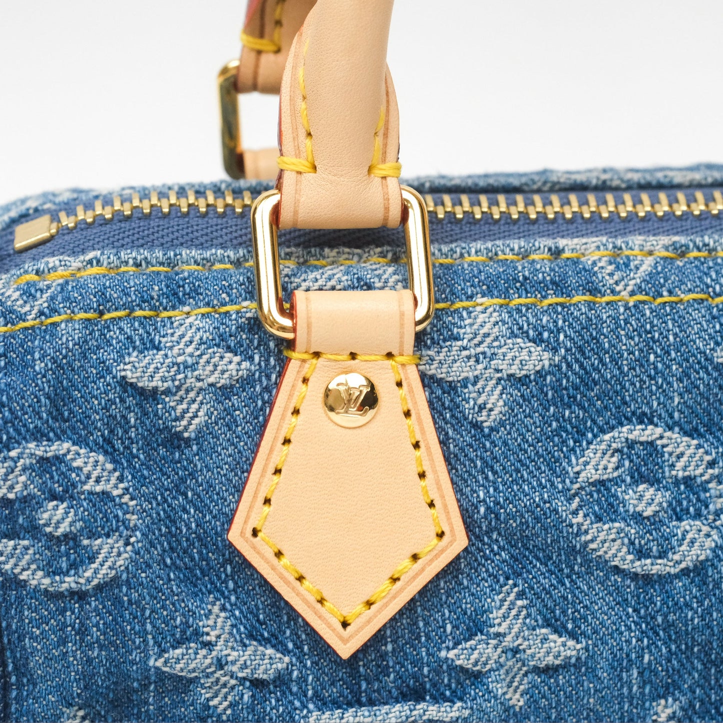 Louis Vuitton Nano Speedy Washed Denim Monogram