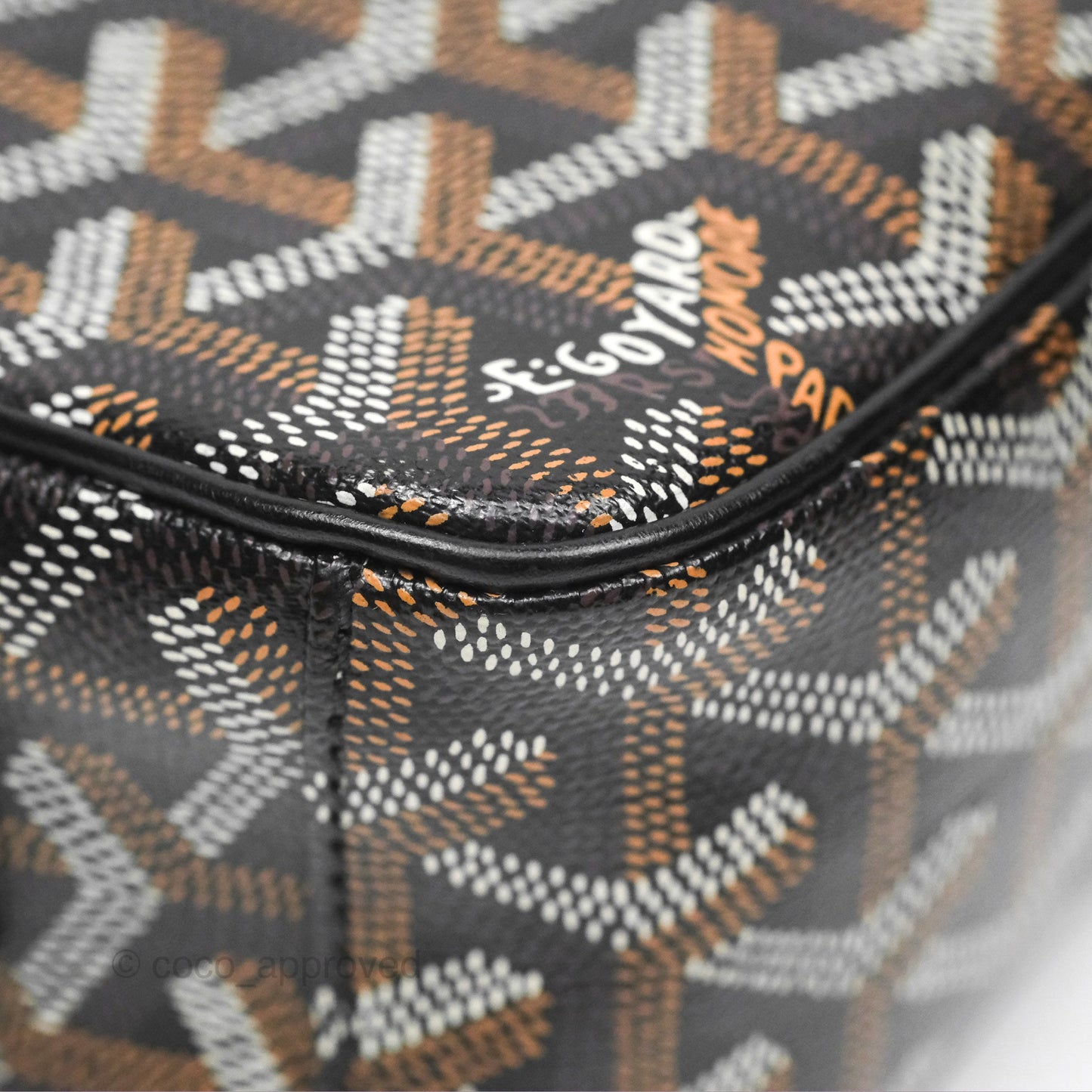 Goyard Cap-Vert PM Bag Black Goyardine