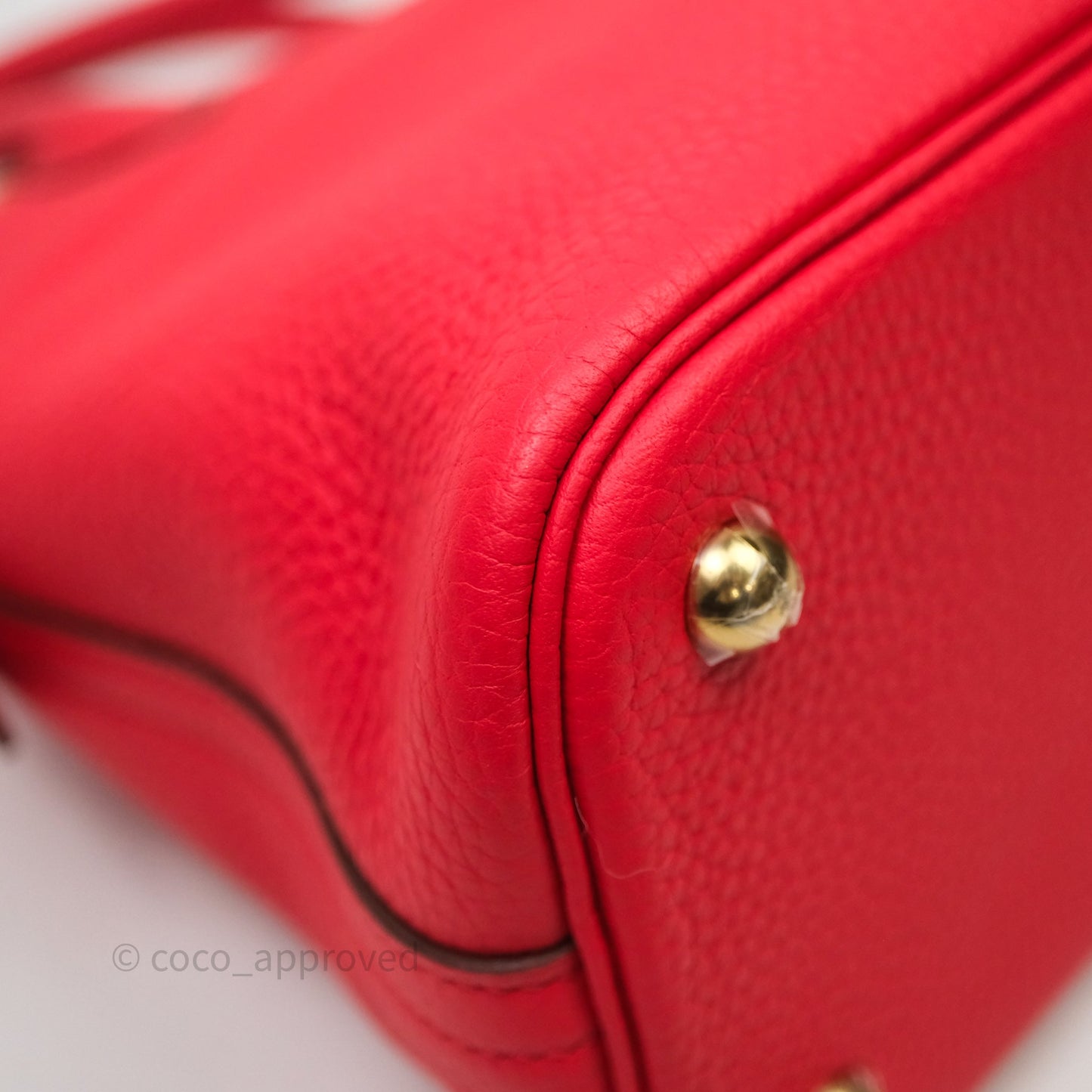 Hermès Bolide 31 Rouge Clemence Gold Hardware