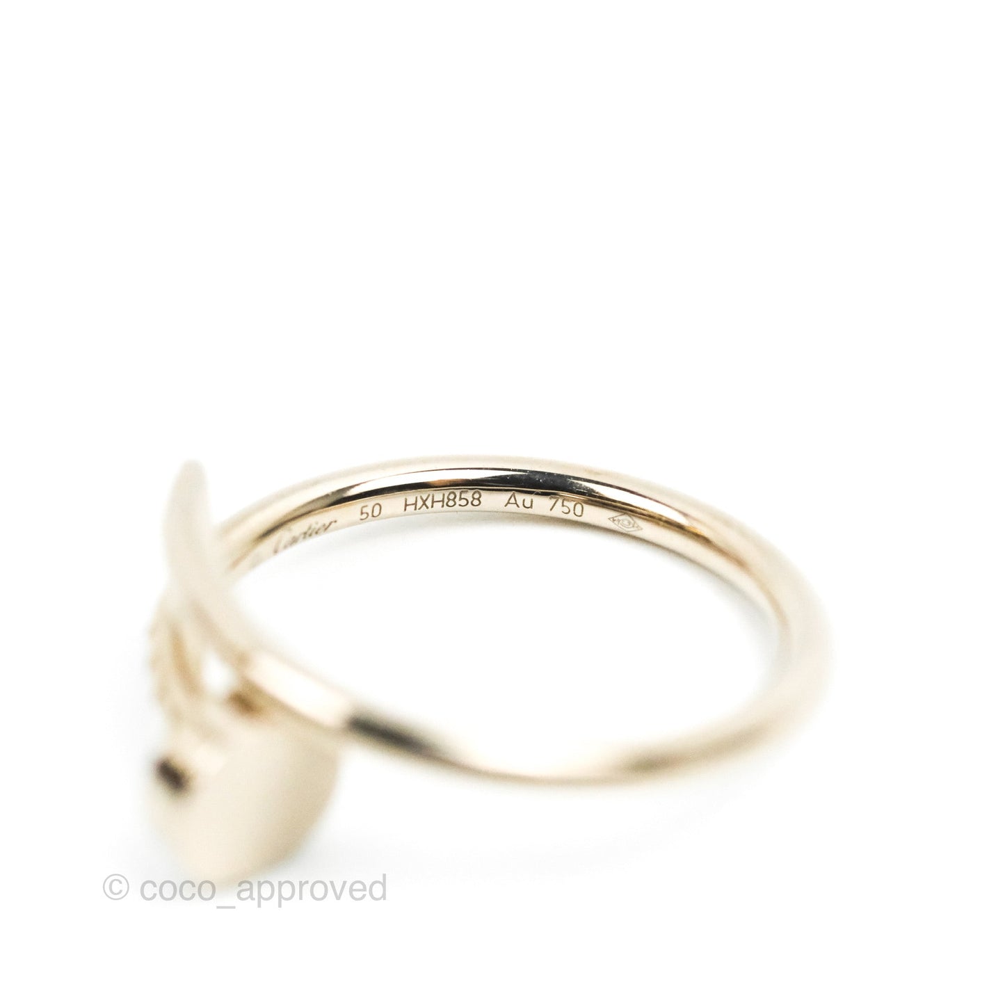 Cartier Juste Un Clou Ring Silver Size 50