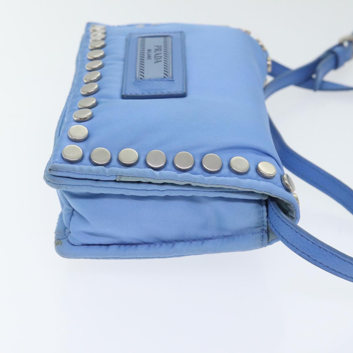 Luxury Prada Shoulder Bag Nylon Blue  89790