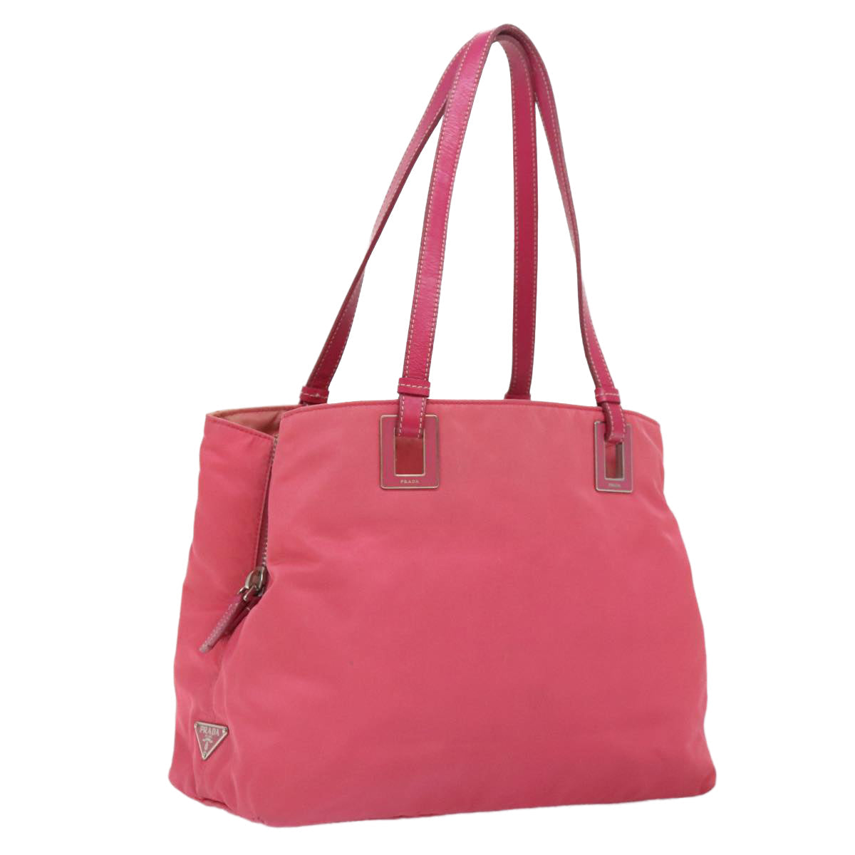 Luxury Prada Tote Bag Nylon Pink  89791