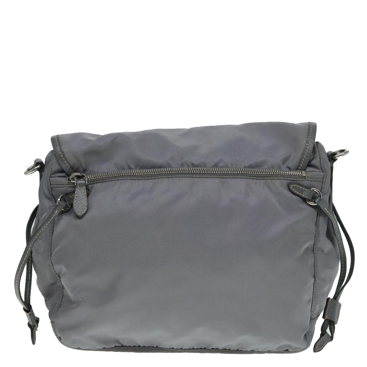 Luxury Prada Shoulder Bag Nylon Gray  89792