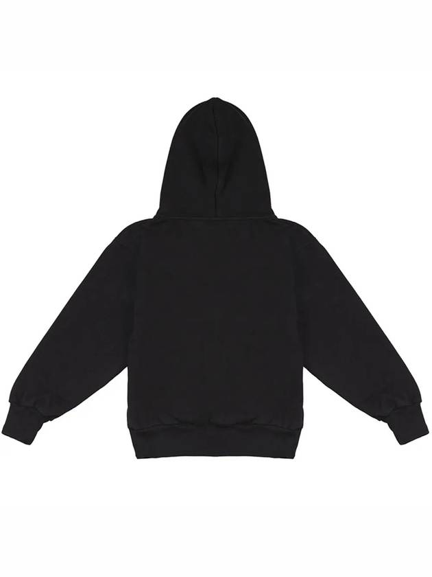 Luxury Balenciaga Kids Logo Hoodie Black