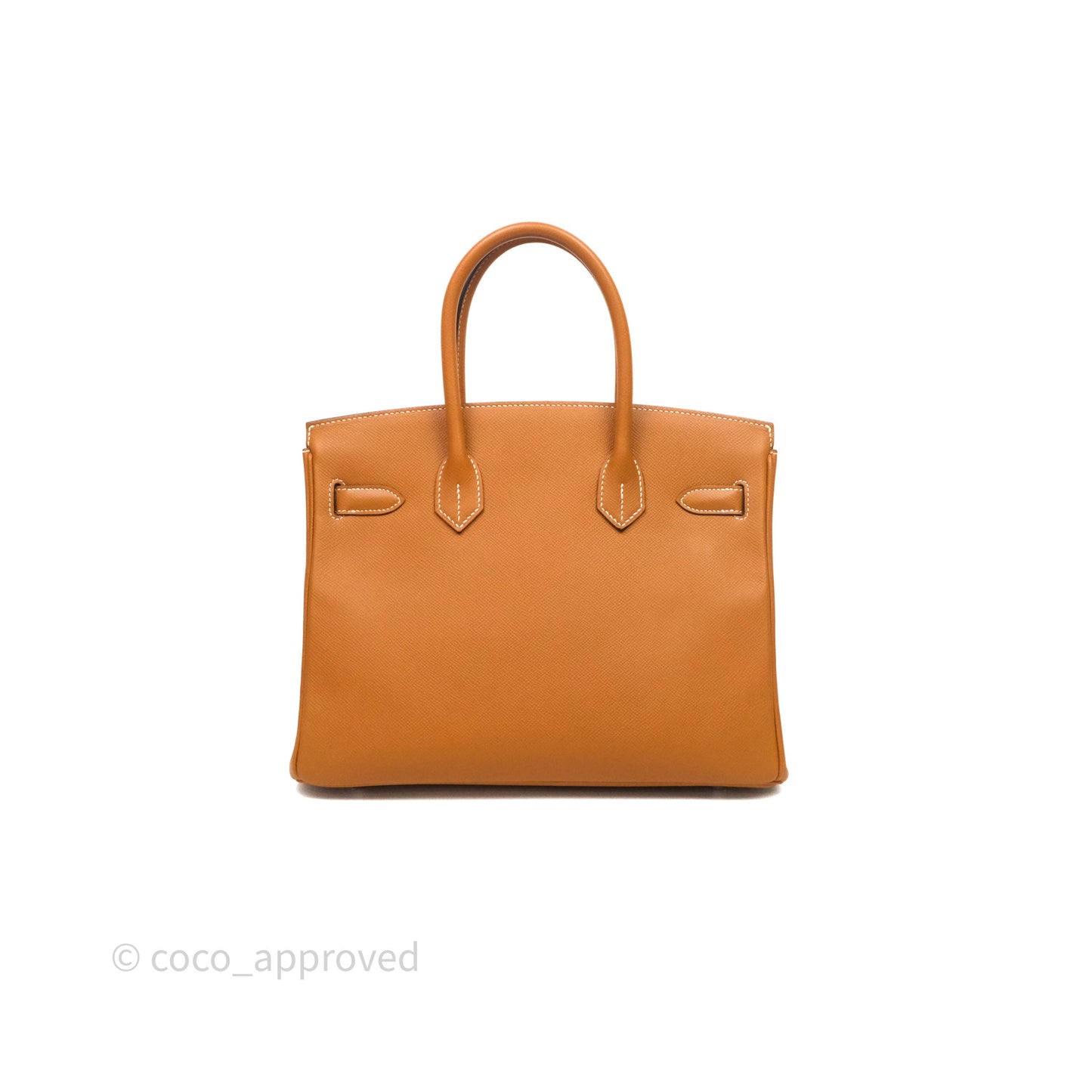 Hermes Birkin 30 Toffee Epsom Palladium Hardware