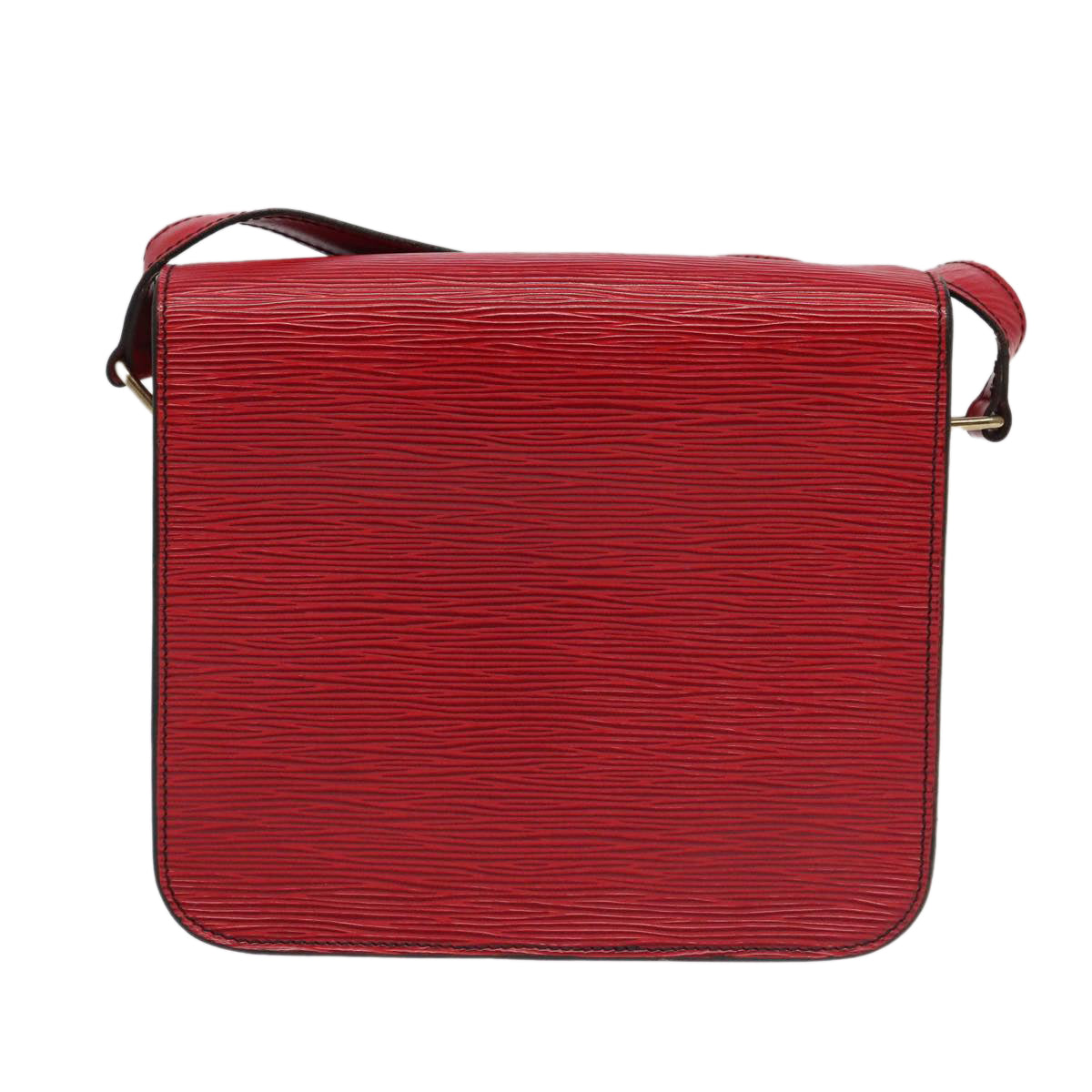 LOUIS VUITTON Epi Cartesier MM Shoulder Bag Red M52247 LV 89830