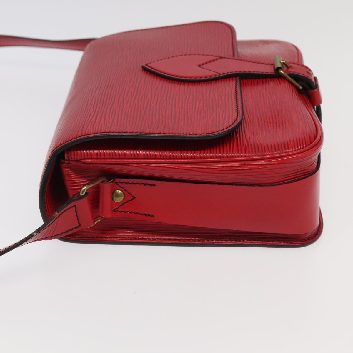 LOUIS VUITTON Epi Cartesier MM Shoulder Bag Red M52247 LV 89830
