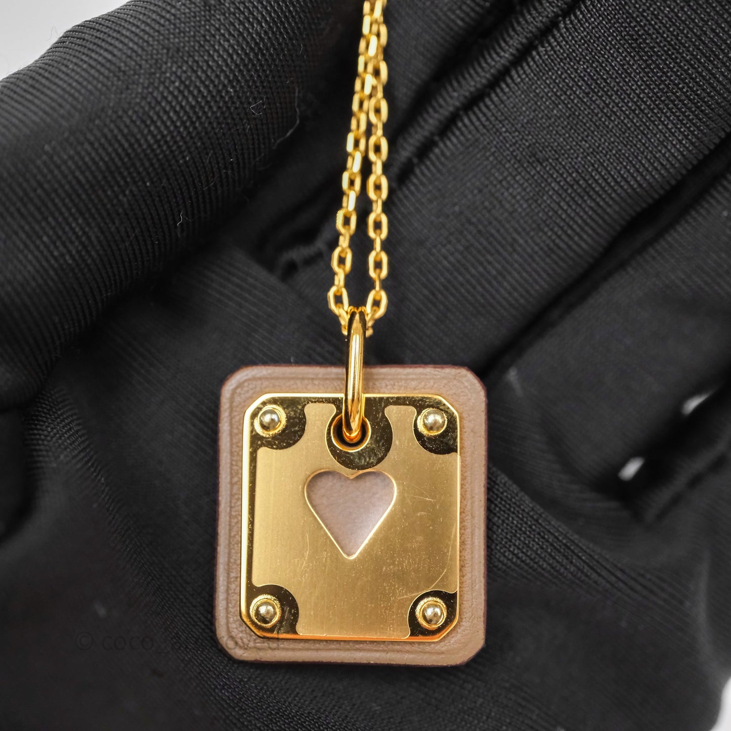 Hermès As De Coeur Necklace