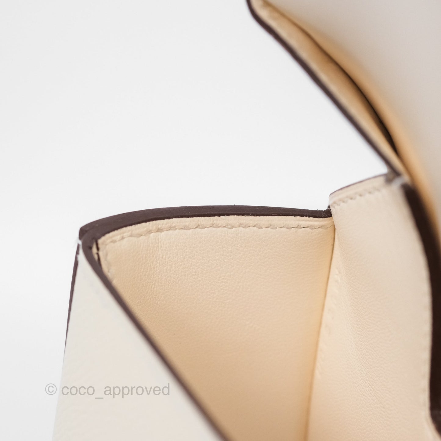 Hermès Della Cavalleria Mini Bag Nata I2 Epsom Palladium Hardware