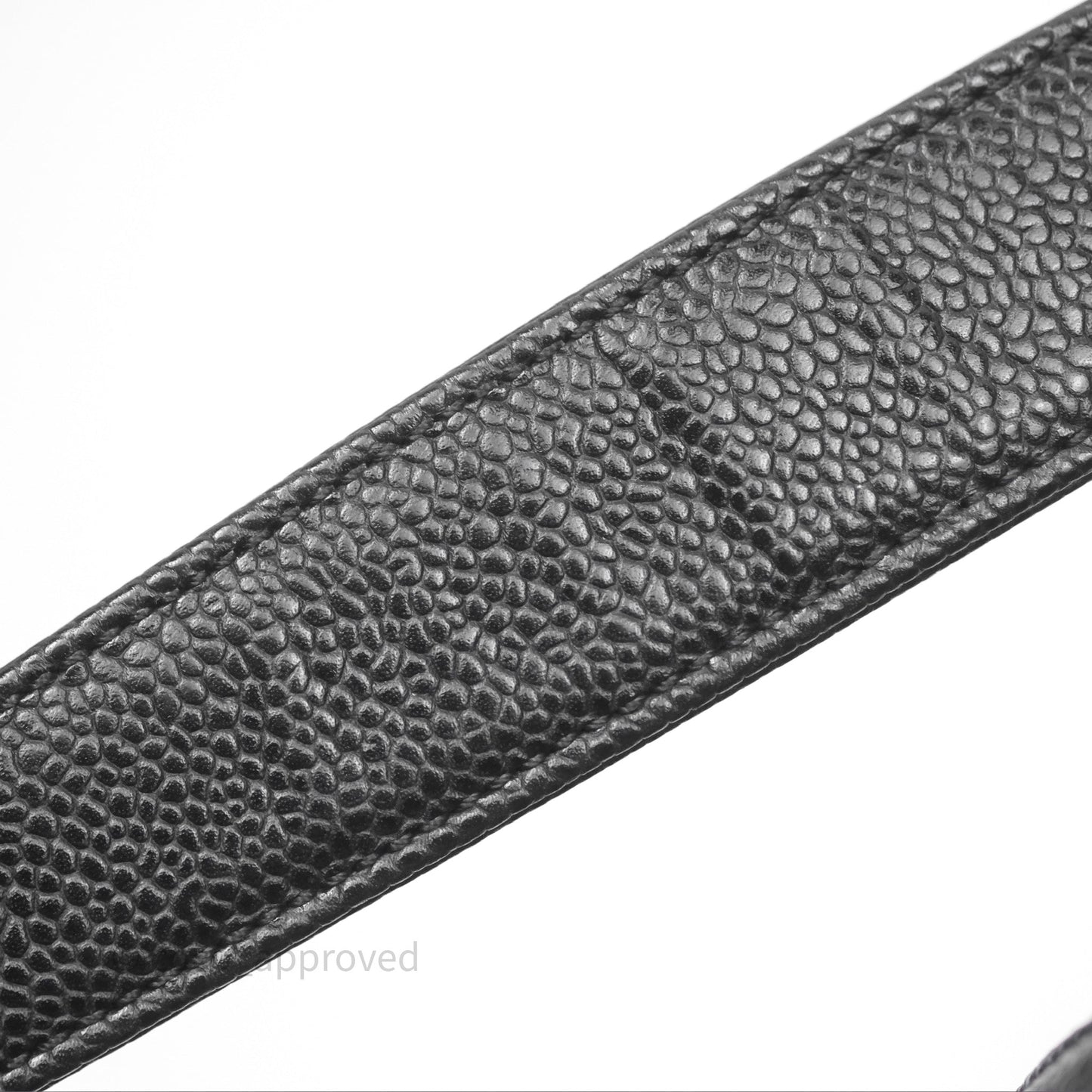 Chanel GST Black Caviar Silver Hardware