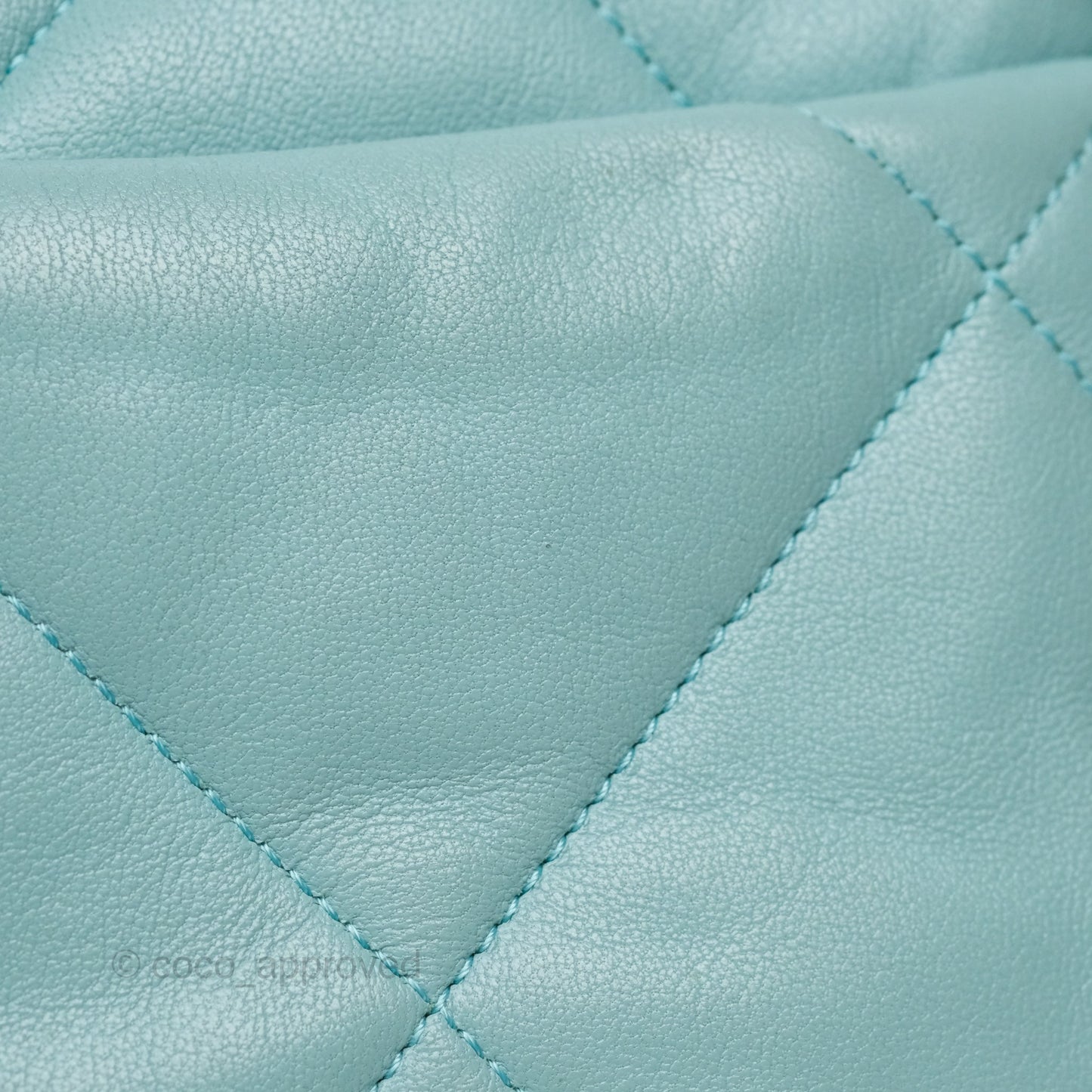 Chanel 19 Small Tiffany Blue Mixed Hardware