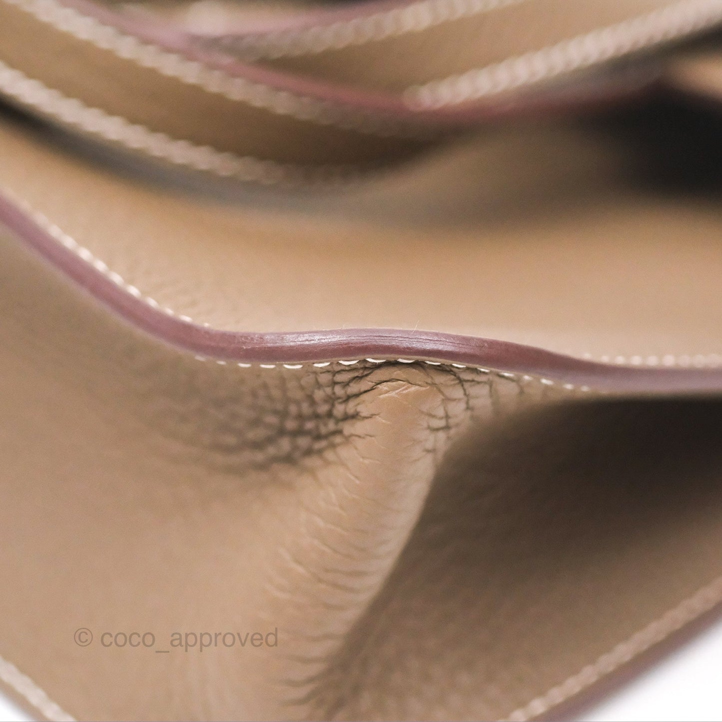 Hermès Halzan 25 Etoupe Clemence Palladium Hardware