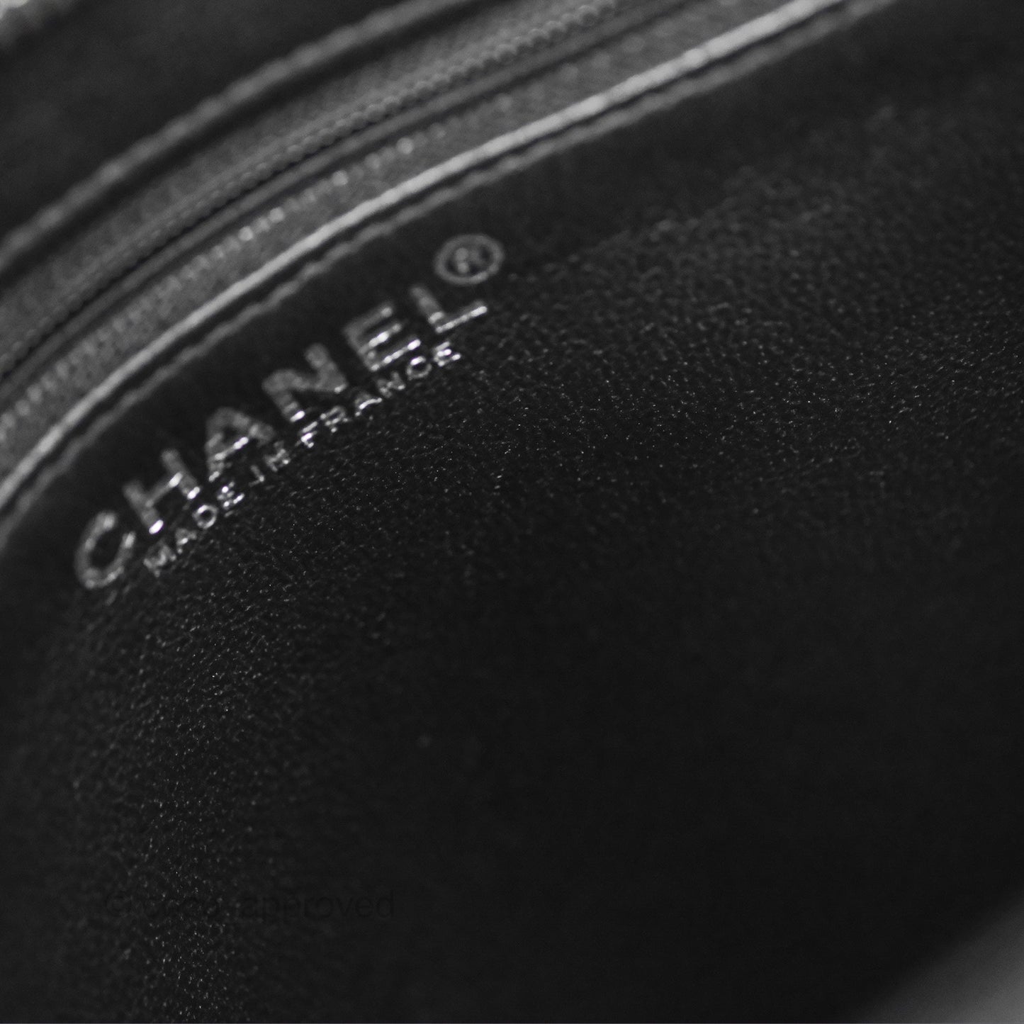 Chanel Vintage Medallion CC Black Caviar Tote Bag Silver Hardware