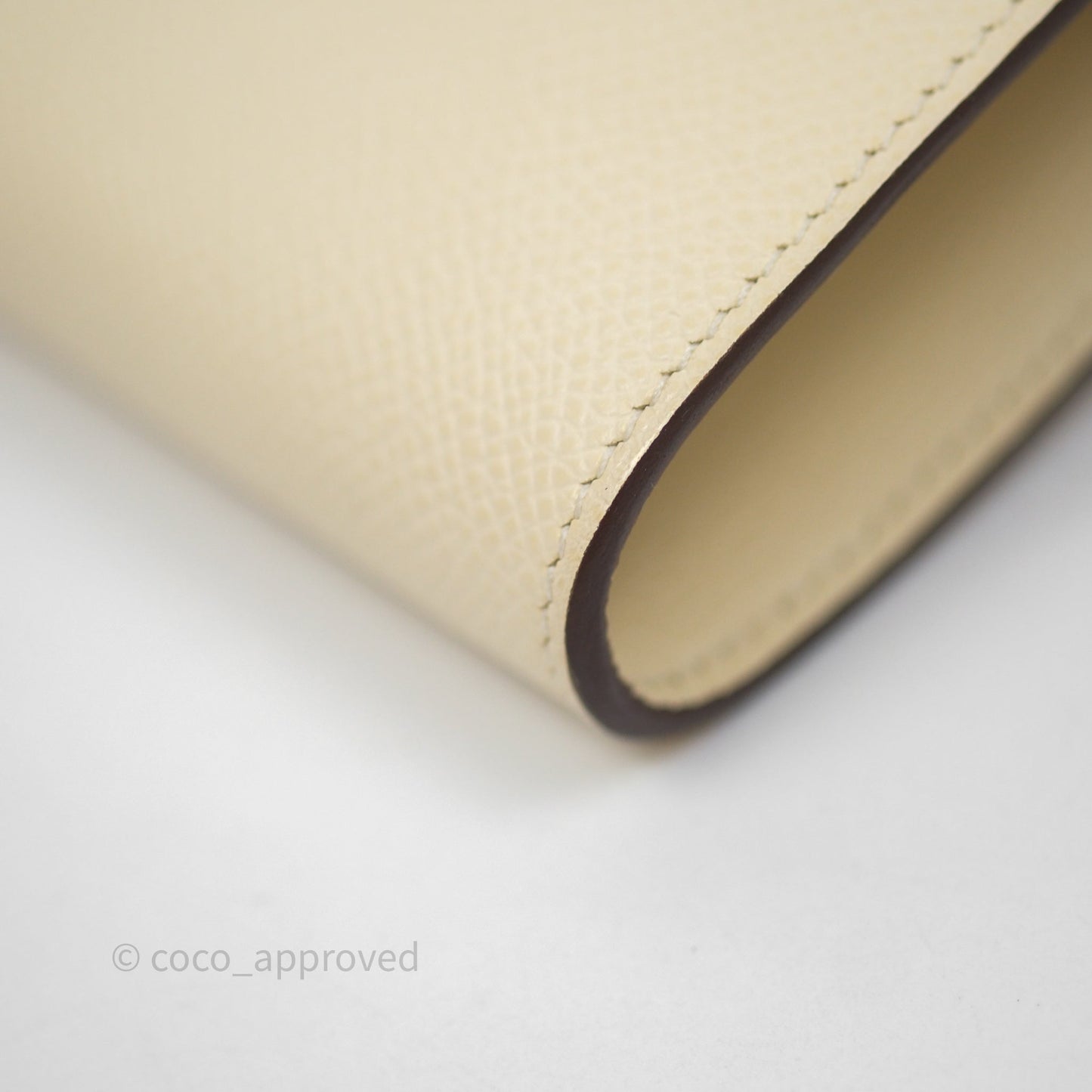 Hermès Kelly To Go Wallet Nata I2/ Sesame 2S Epsom Palladium Hardware