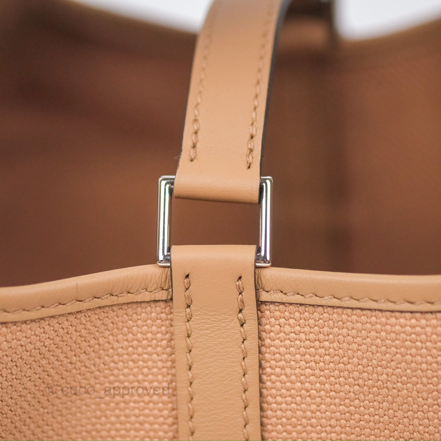 Hermes Picotin Lock 18 Cargo Pockets Chai 0M Goeland/Swift Palladium Hardware