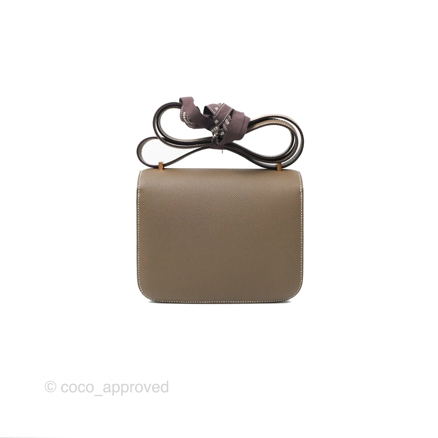 Hermès Constance Mini 18cm Mirror Etoupe Epsom Rose Gold Hardware