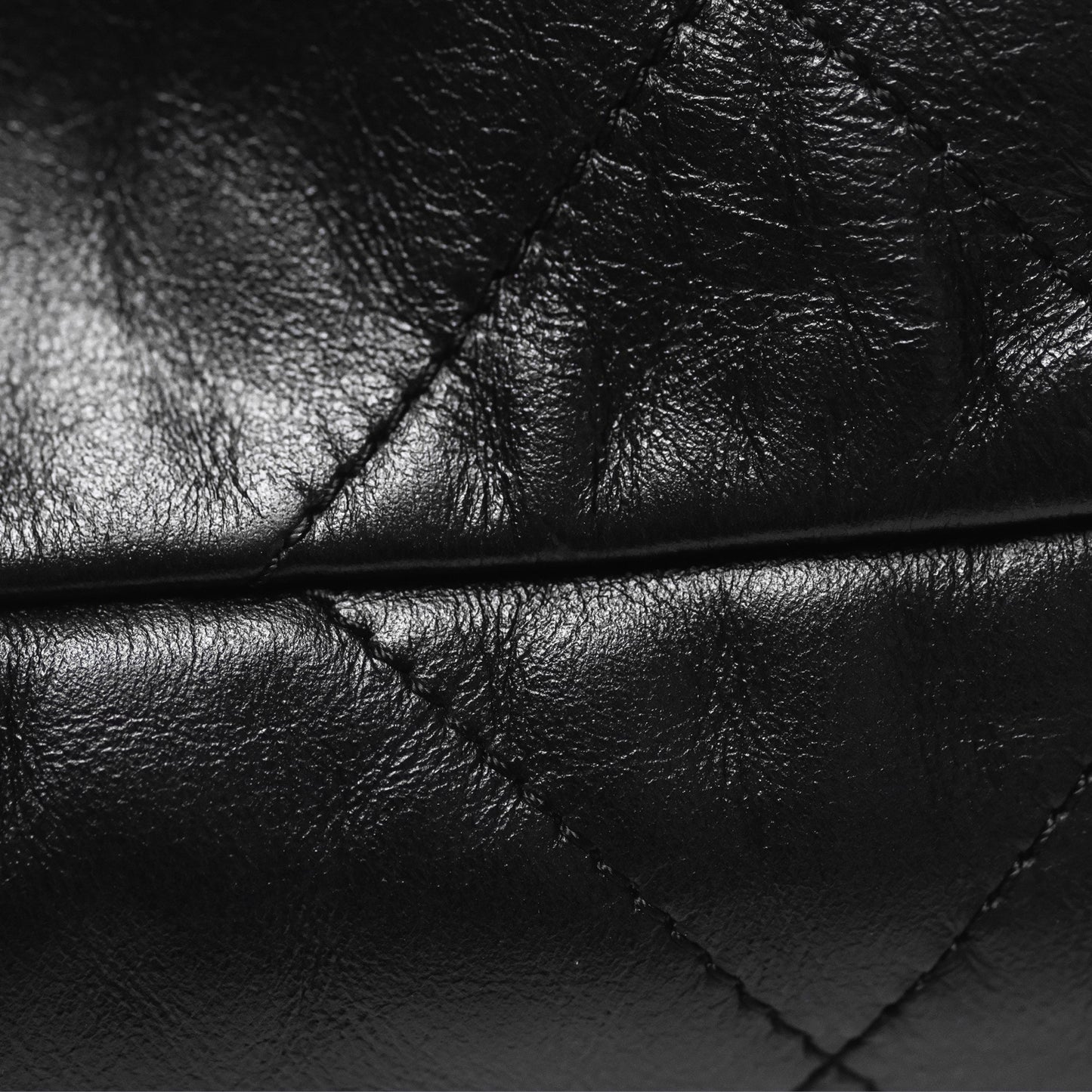 Chanel 22 Small Black Shiny Calfskin Aged Gold Hardware